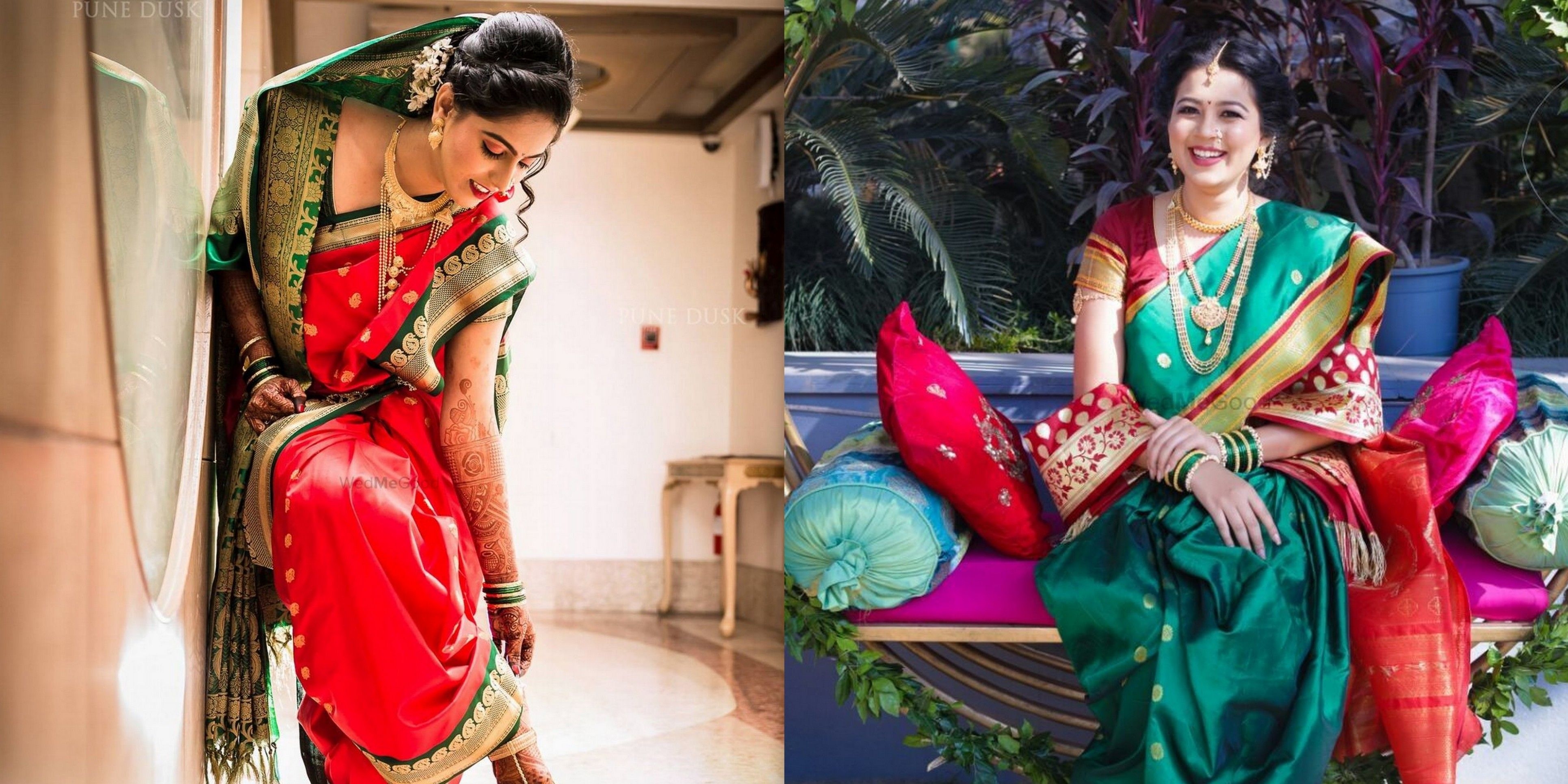 3860x1930 Lovely Nauvari Sarees On Maharashtrian Brides That We Loved!, Dual Screen