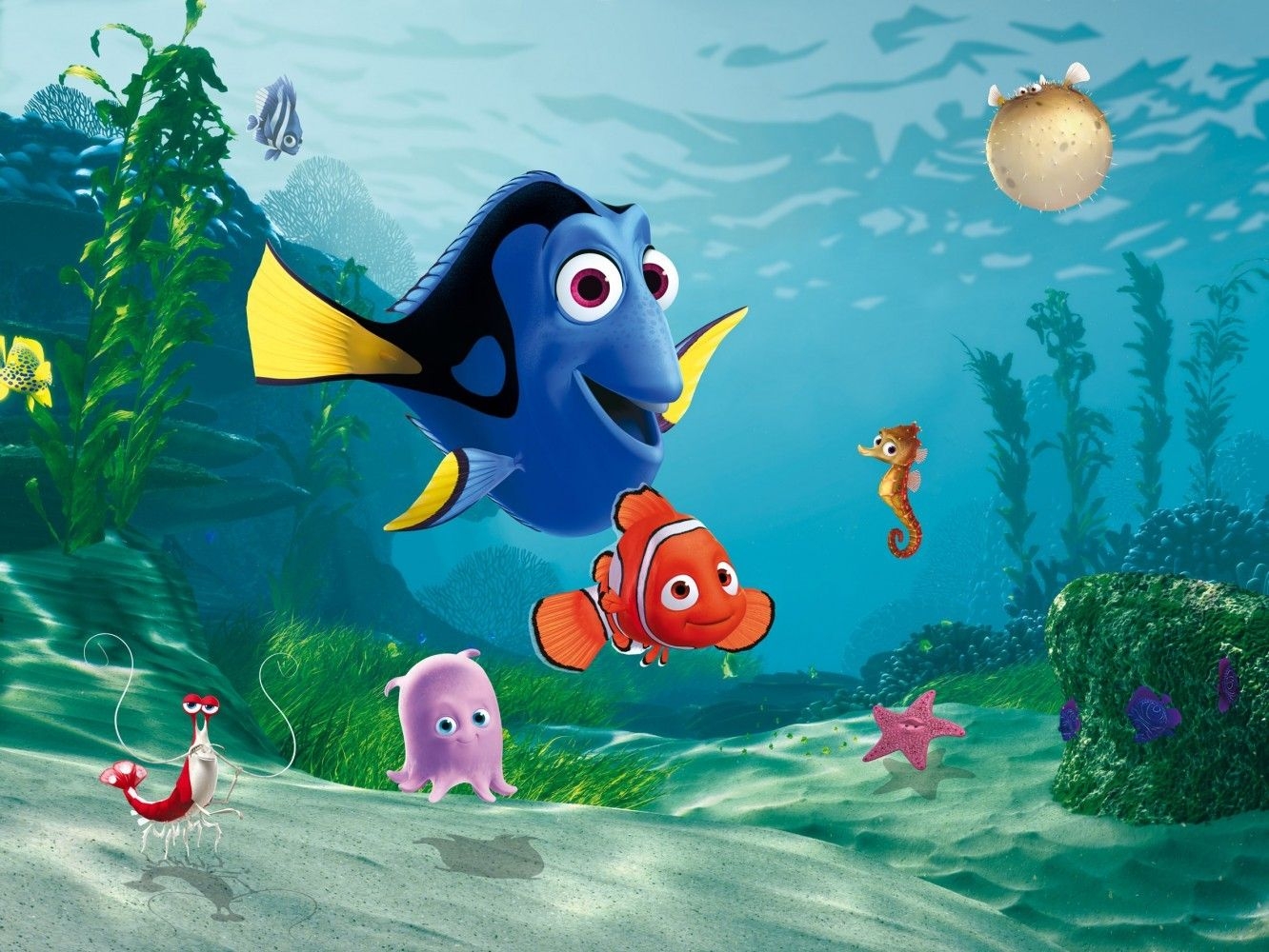 1340x1000 Finding Dory Wallpaper, Desktop