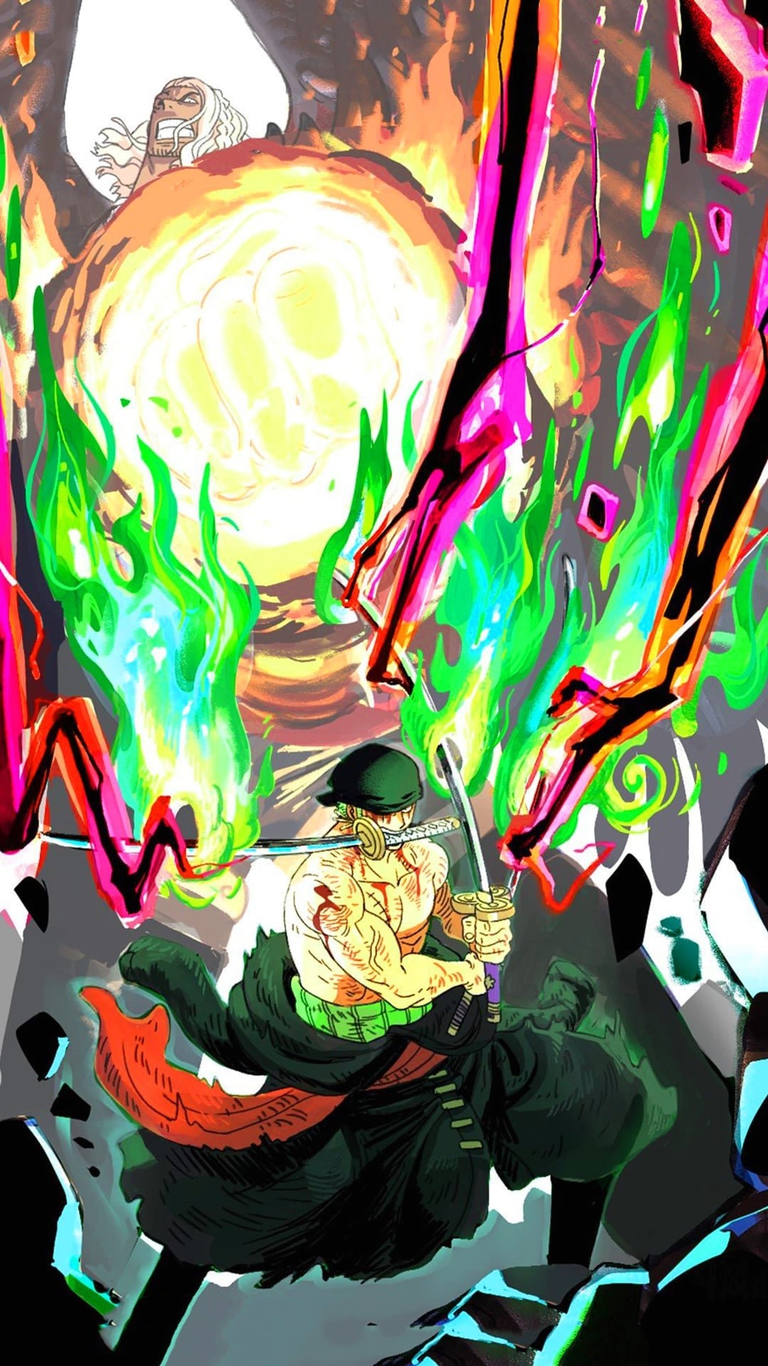 1080x1920 Zoro King Of Hell Wallpaper, Phone