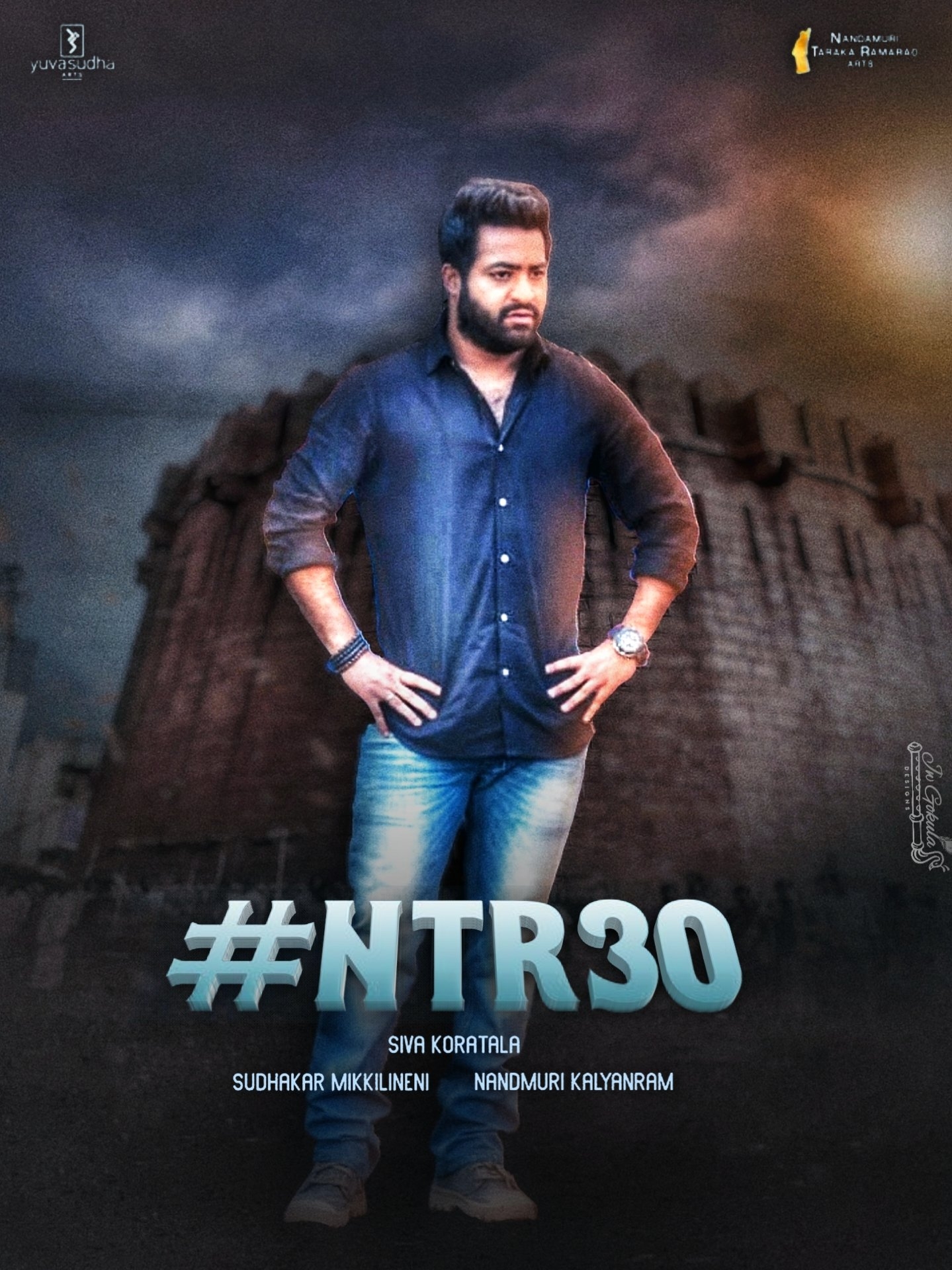 1440x1920 Jᴡ ɢᴏᴋᴜʟᴀ out logo #NTR30 #Fanmade poster #NTRKoratalaSiva2, Phone