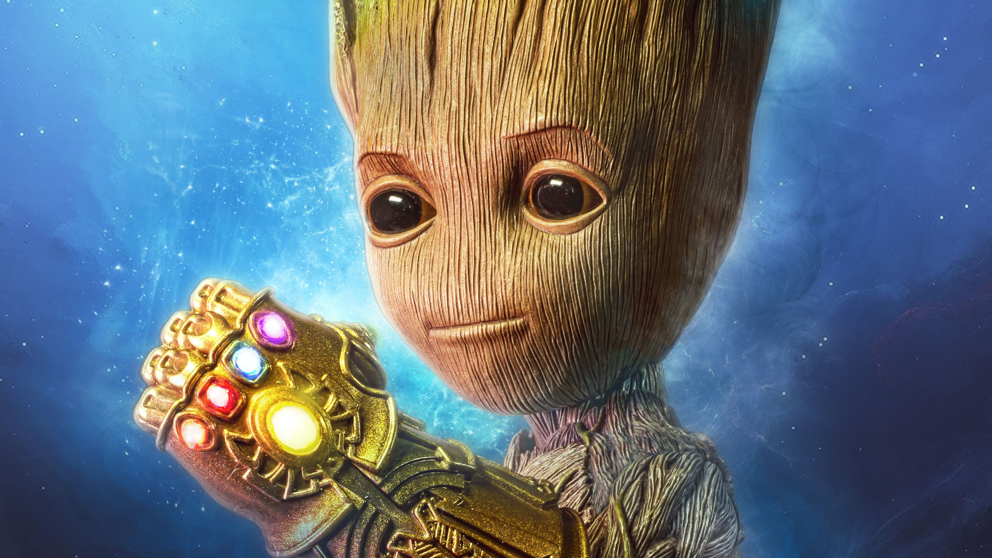 3840x2160 Baby Groot Gauntlet 4k Superheroes Wallpaper, Hd Wallpaper, Baby, Desktop