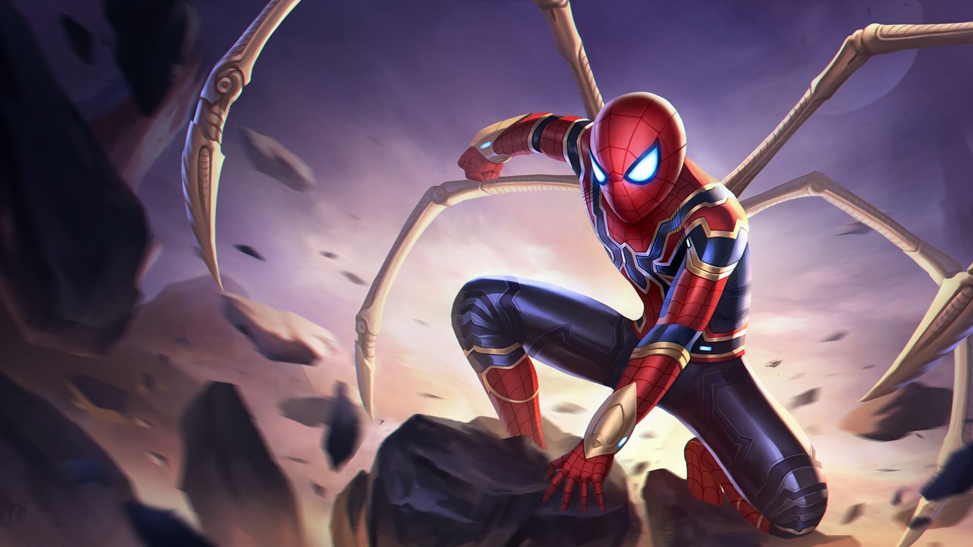 1920x1080 Spiderman Wallpaper Iron Spider HD, Desktop