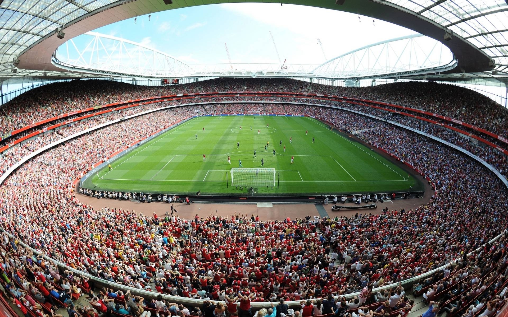 1920x1200 Wallpaper emirates, stadium, emirates stadium, the field, Desktop