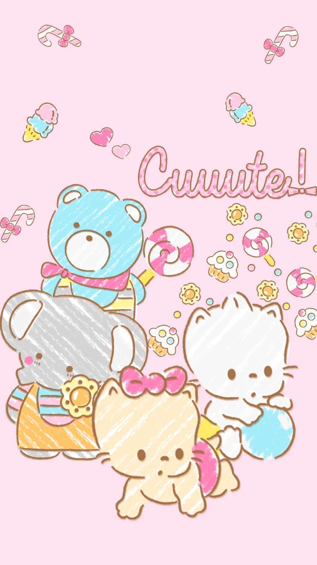 1080x1920 iPhone Wallpaper Kawaii, Phone