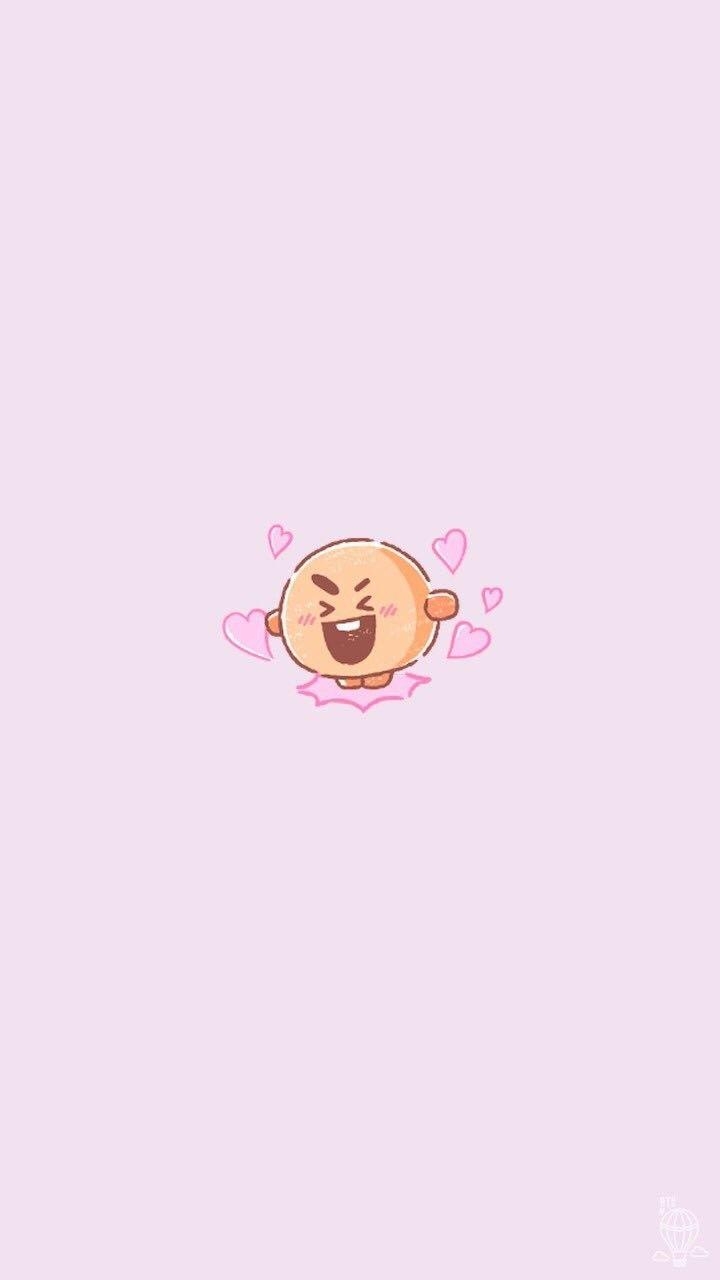 720x1280 Shooky bt21 pink walpaper. Wallpaper. Bts wallpaper, Pink, Phone