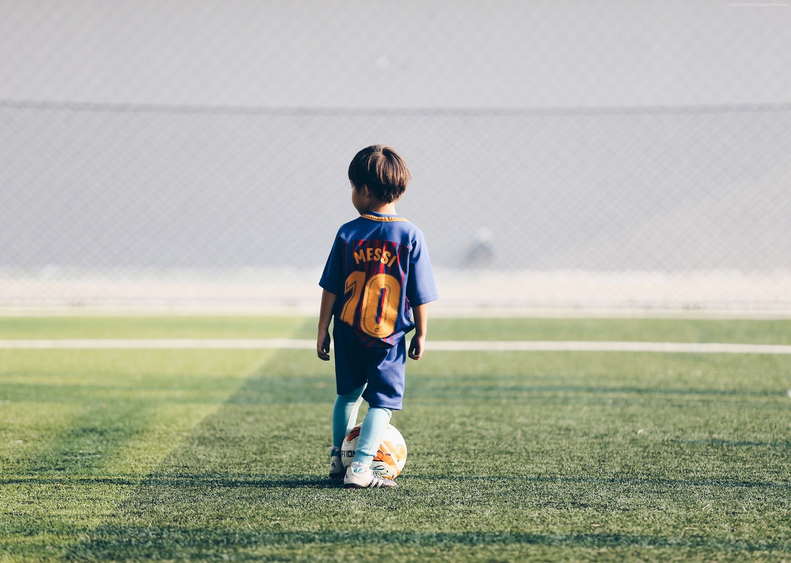 3000x2140 4k, #child, #soccer Football Wallpaper & Background Download, Desktop