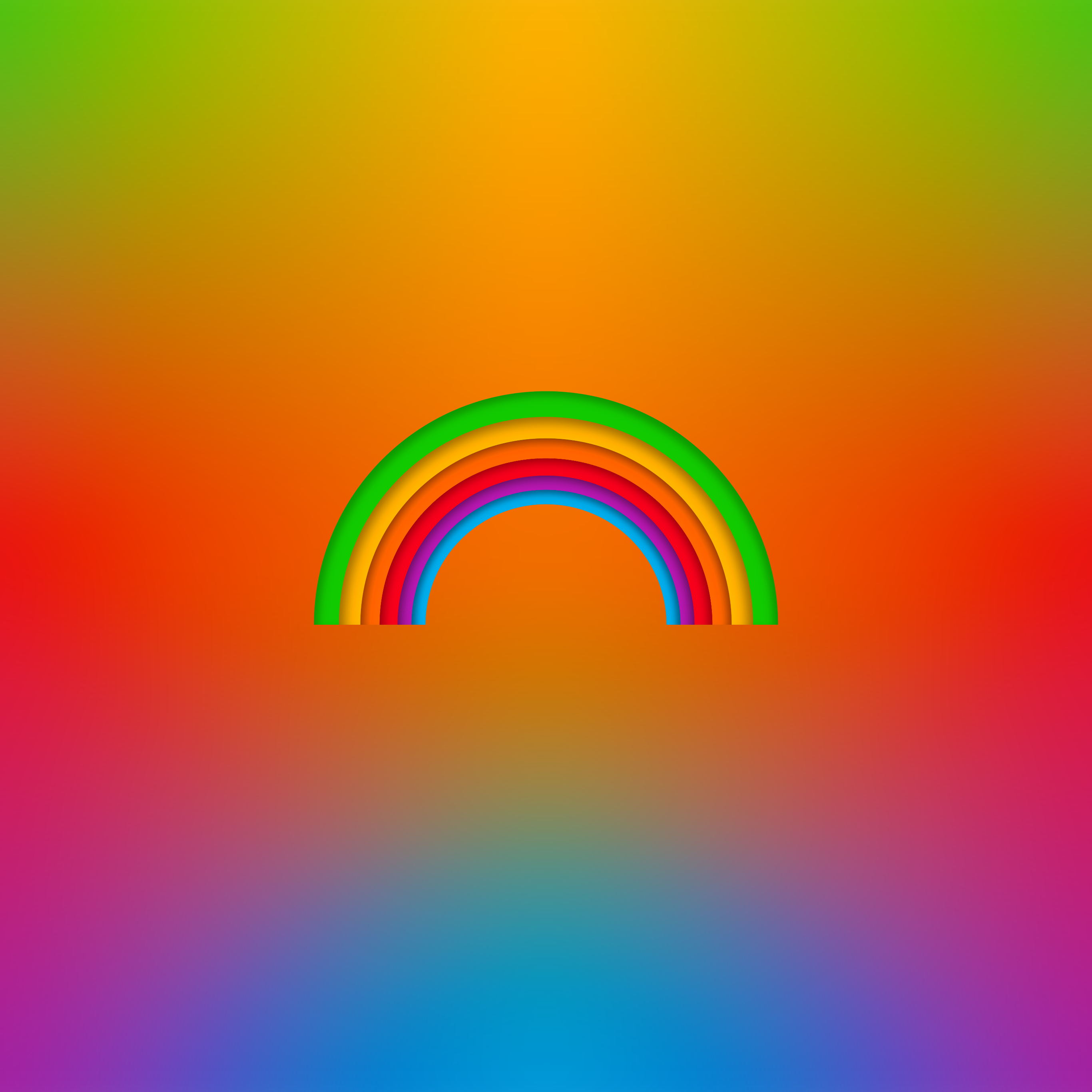 2740x2740 Rainbow, Phone