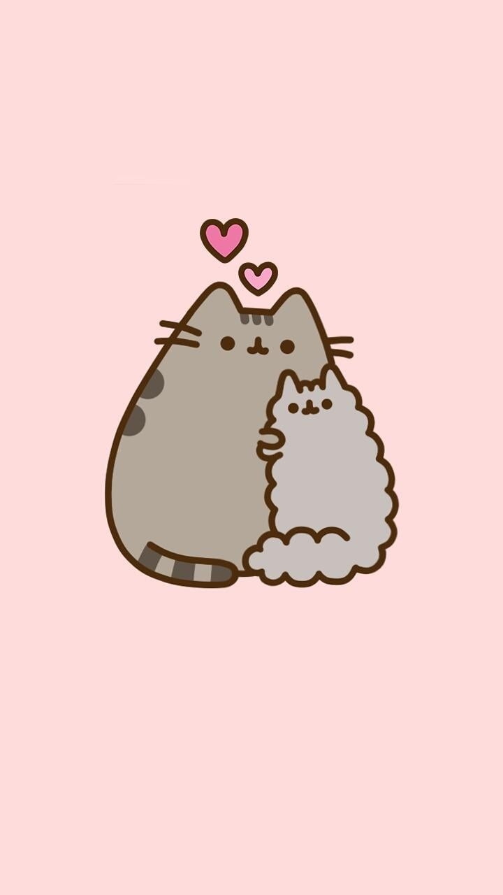 720x1280 Pusheen cat, art, background, beautiful, beauty, cartoon, Phone