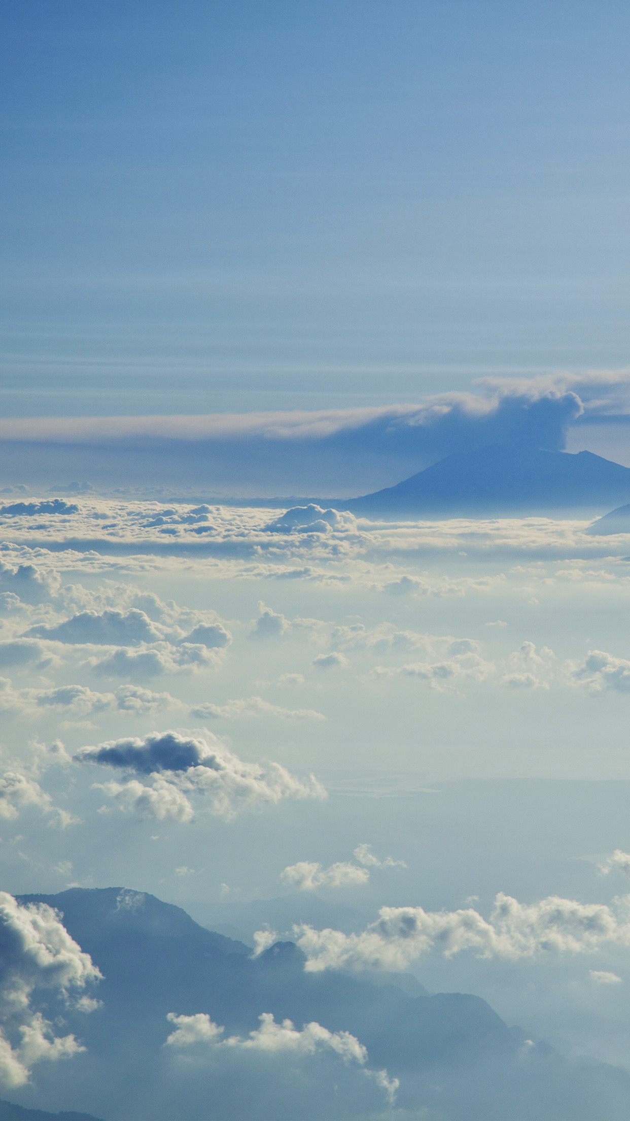 1250x2210 wallpaper. sky cloud nature fly blue, Phone