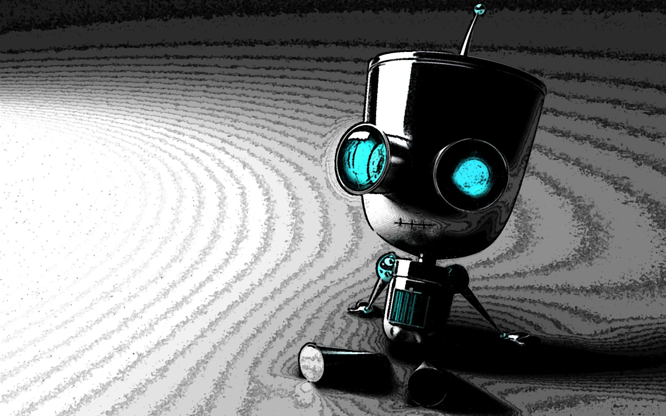 2560x1600 Robot PC Wallpaper, Desktop