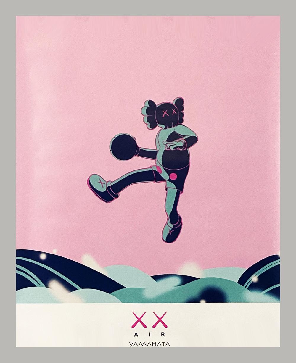 1000x1230 Sold Price: KAWS (after) 'KAWS x Jordan x Yamahata' Lithograph Poster 0120 11:00 AM PDT, Phone