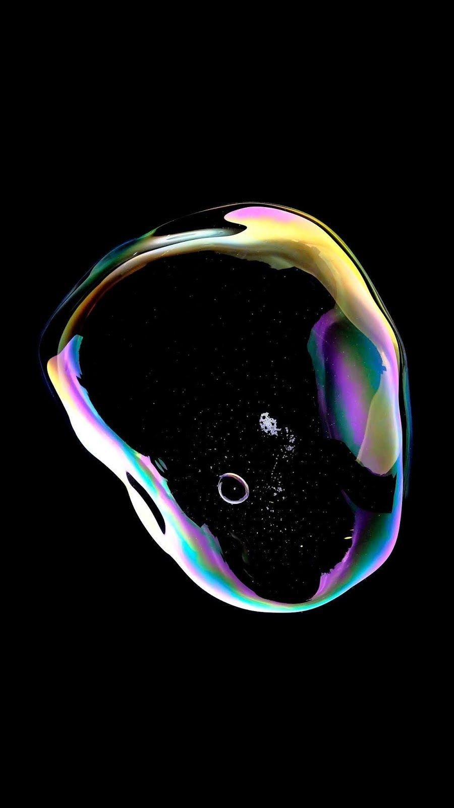 900x1600 Bubble [OC] (Saving battery for amoled display), Phone