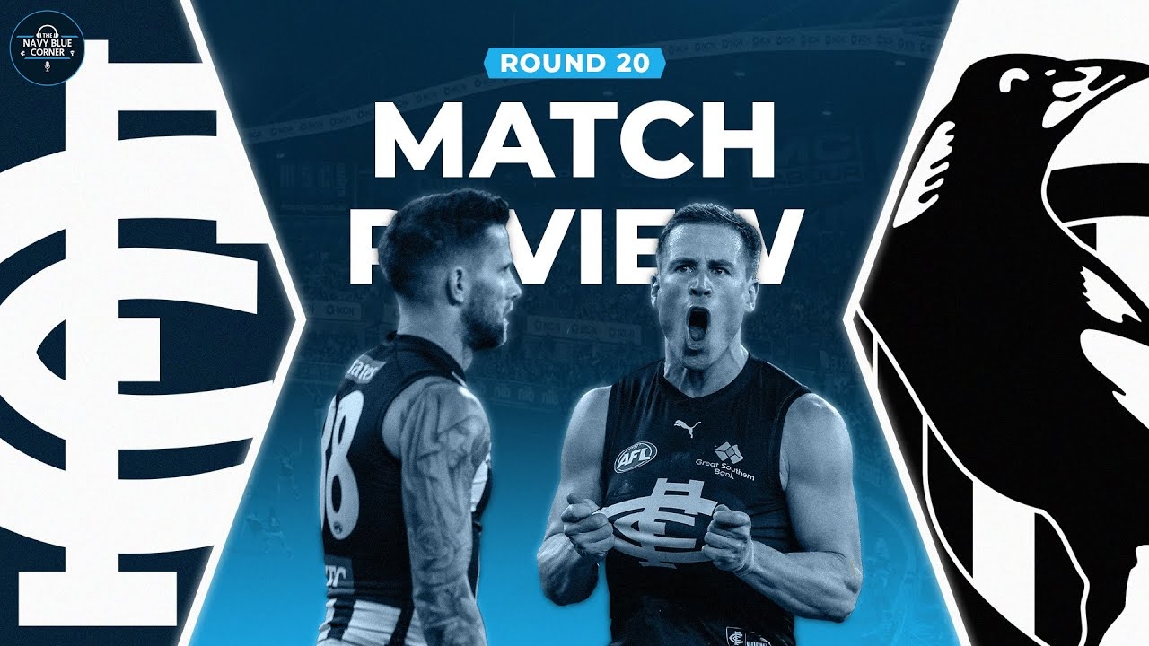 1280x720 Carlton V Collingwood. Match Review. AFL Round 20. W Jad Jaouhari, Desktop