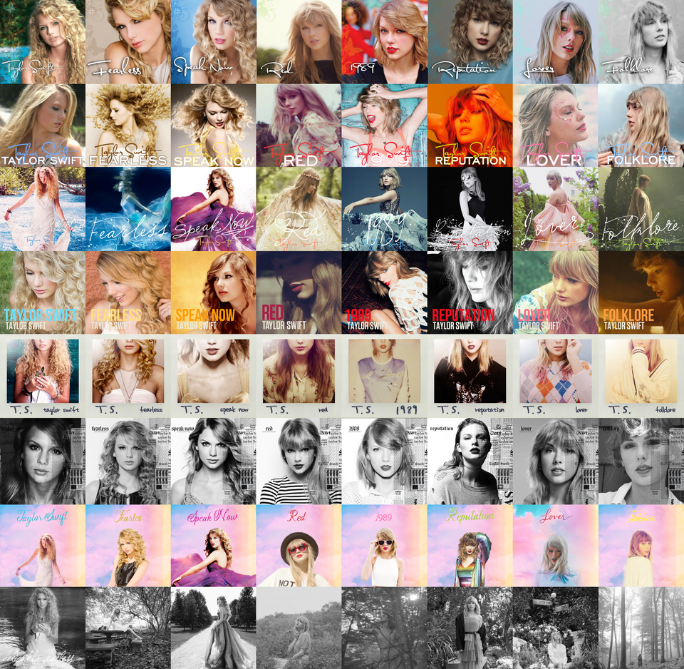 960x940 I made each every album cover in each era's style, TaylorSwift. Taylor swift posters, Taylor swift album, Taylor swift wallpaper, Desktop