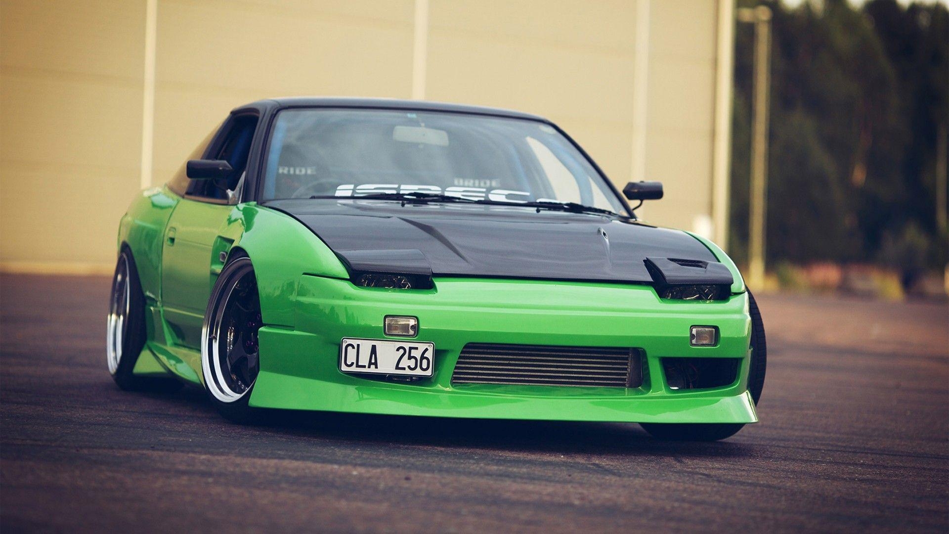 1920x1080 Nissan 240SX, Nissan, JDM, Green Cars Wallpaper HD / Desktop, Desktop