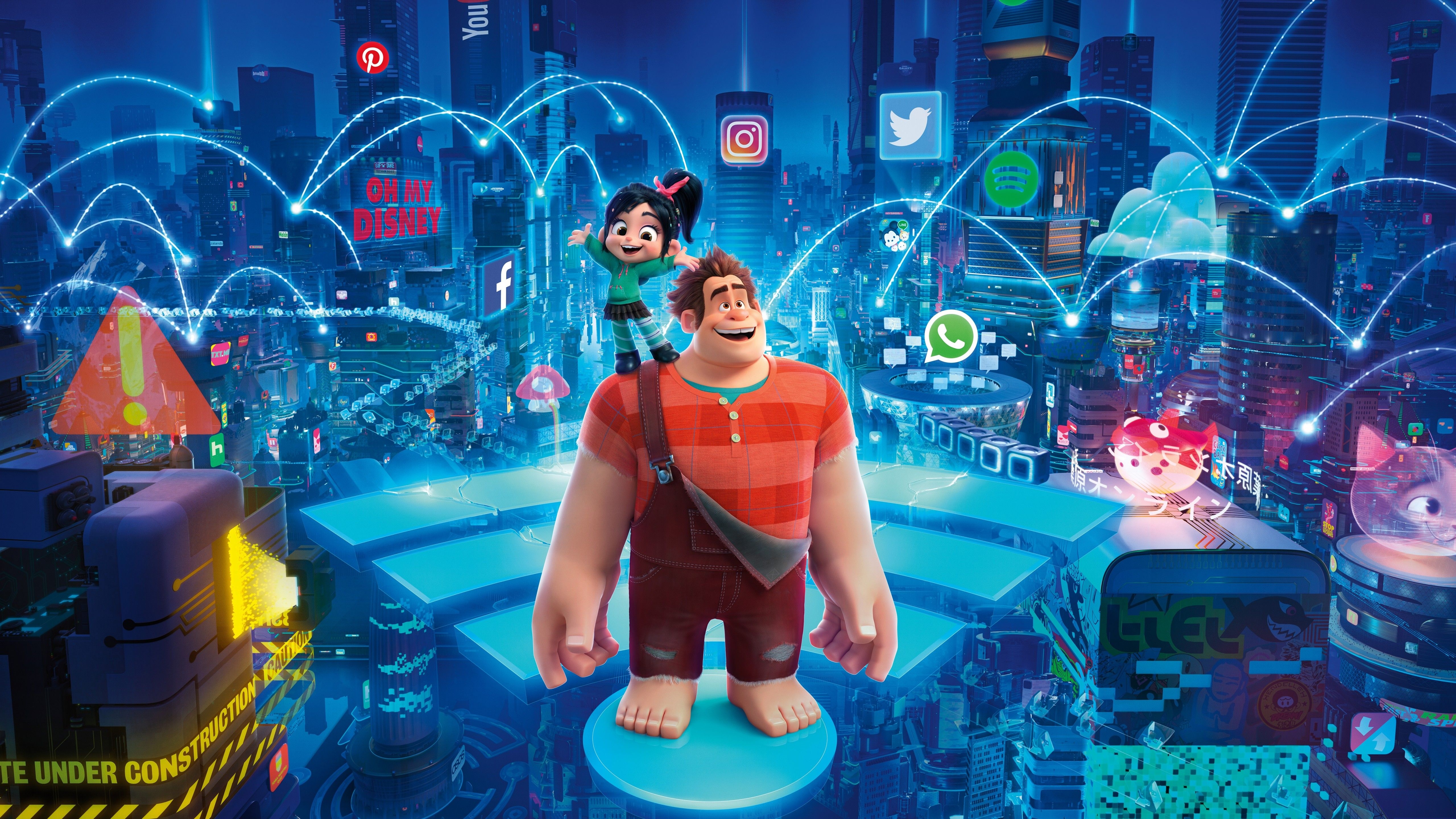 5120x2880 Download  Ralph Breaks The Internet, Animation Wallpaper, Desktop