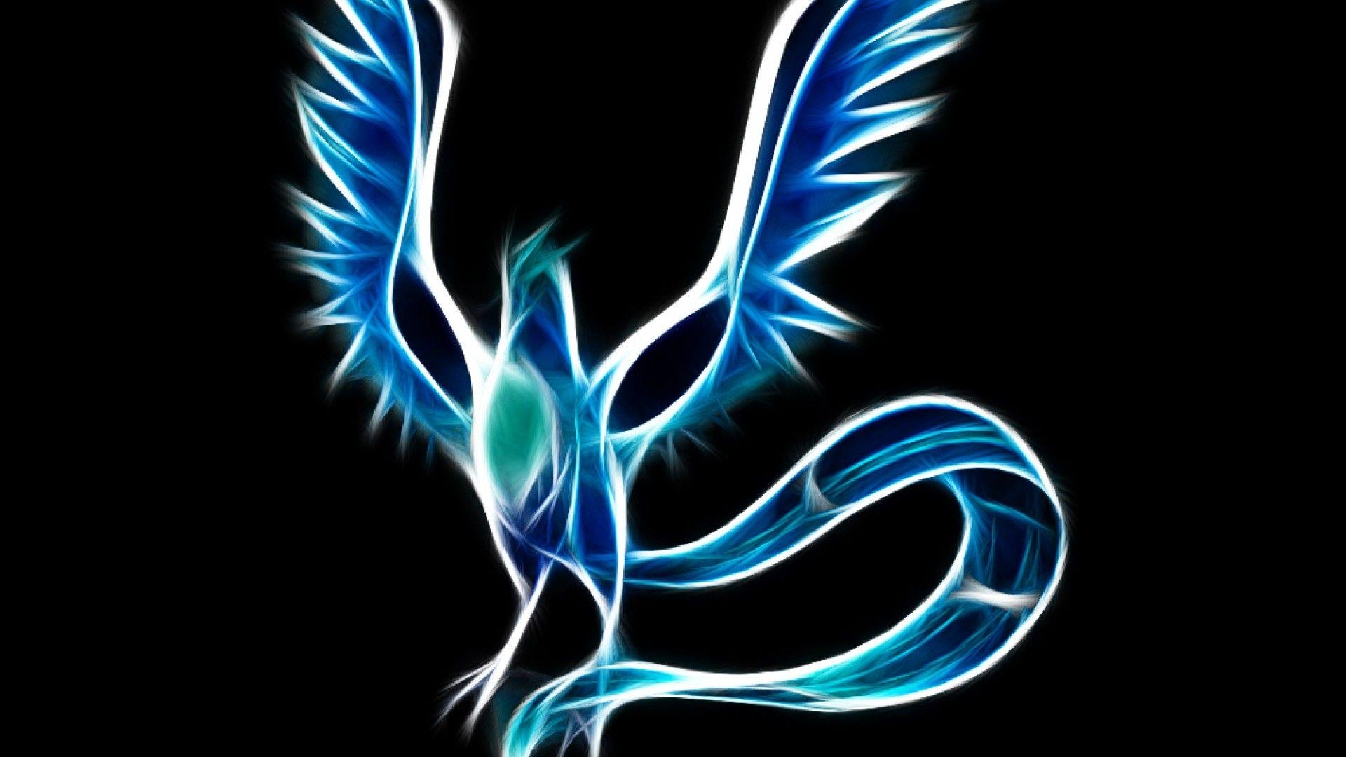 1920x1080 ScreenHeaven: Articuno Pokemon black background desktop and mobile, Desktop