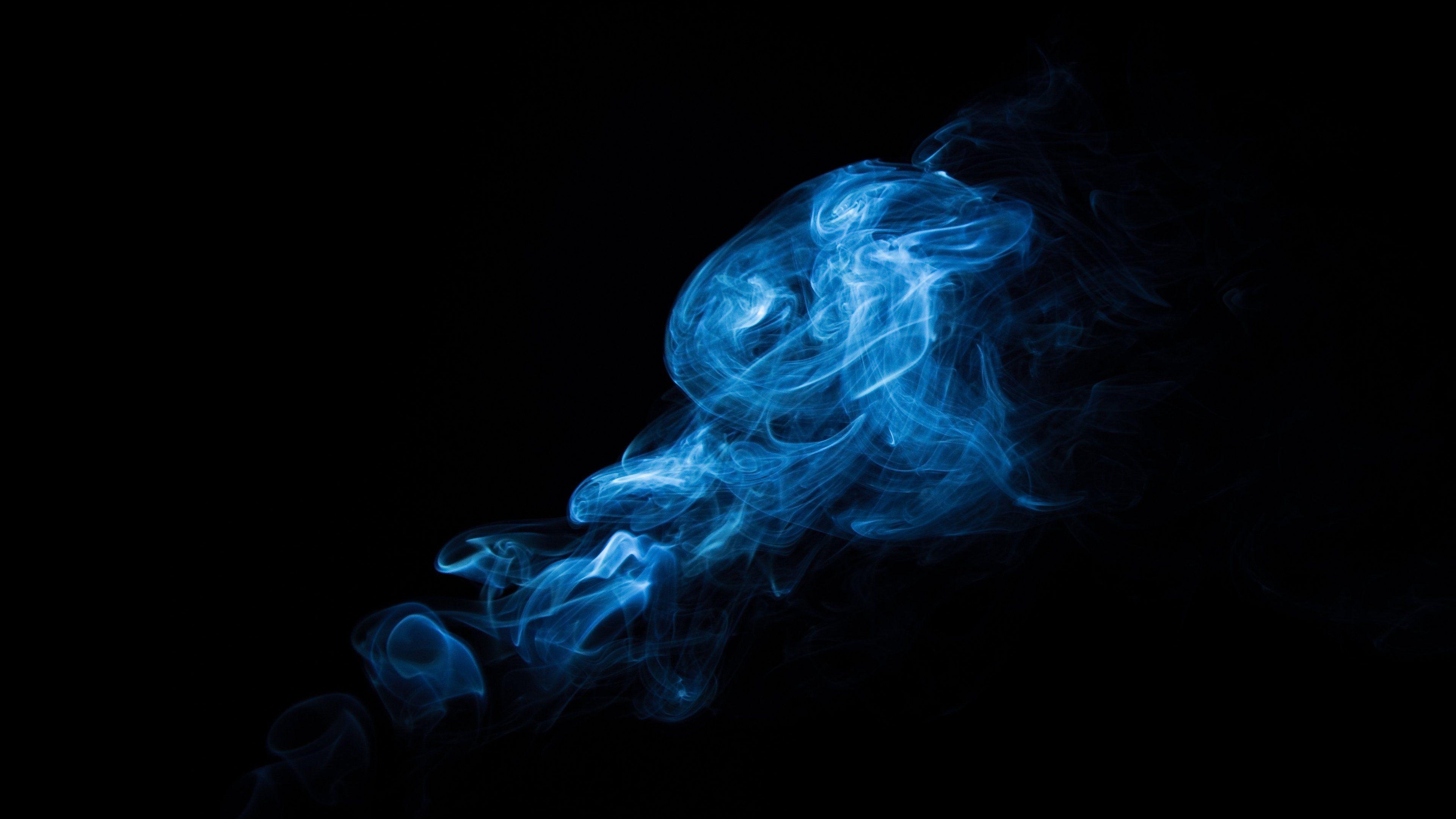 3840x2160 Smoke Blue Water Wallpaper, Desktop