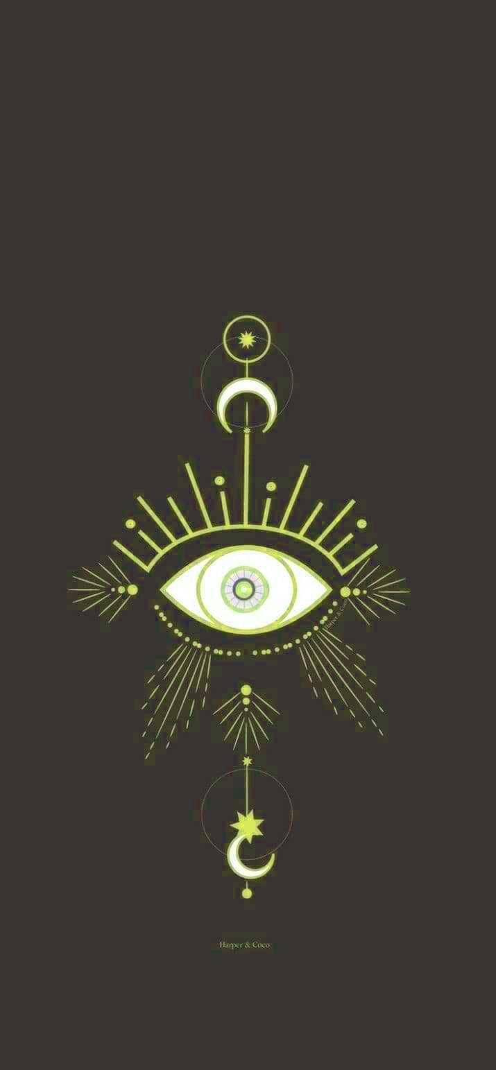 720x1550 Evil Eye Wallpaper, Phone