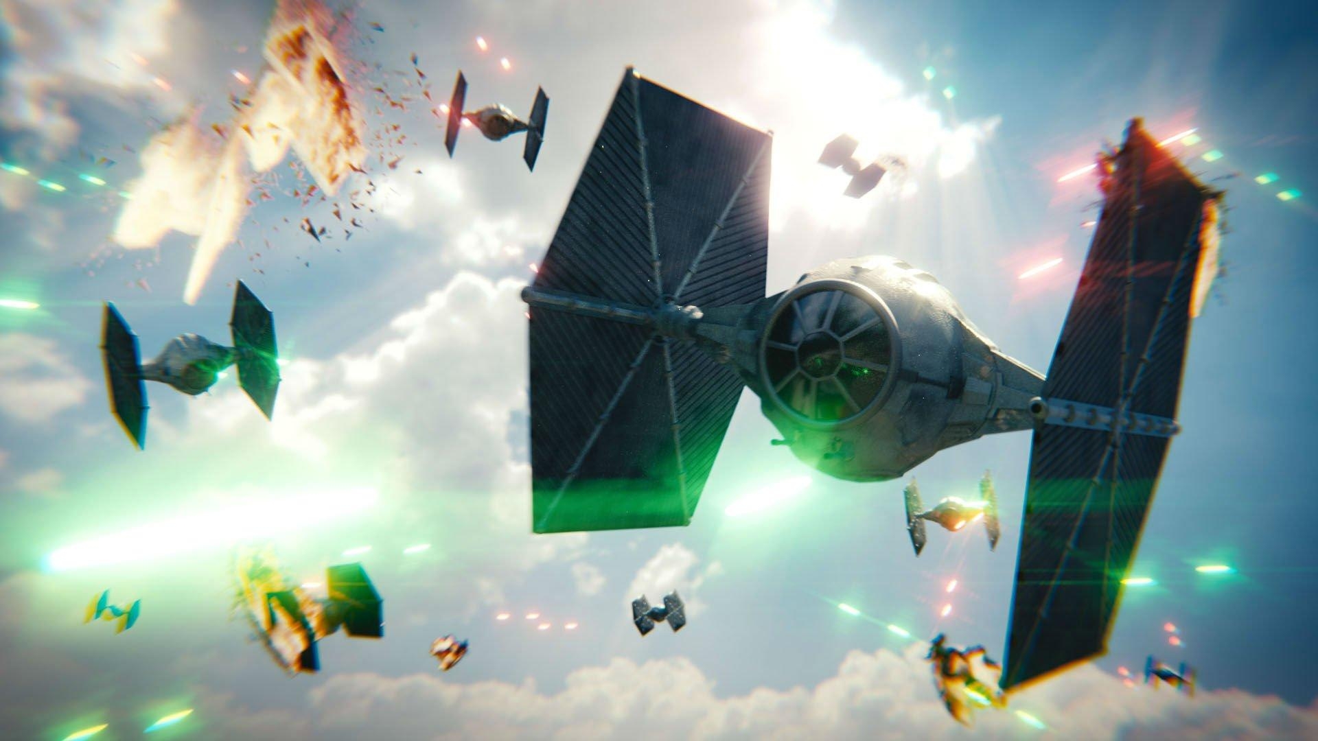 1920x1080 TIE FIGHTER Star Wars Futuristic Spaceship Space Sci Fi Wallpaper, Desktop