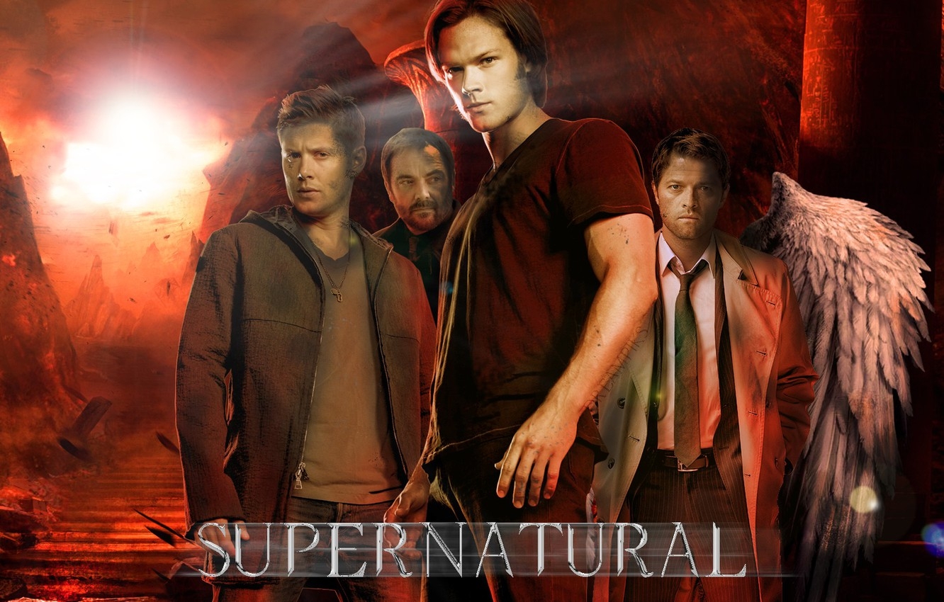 1340x850 Wallpaper supernatural, dean winchester, sam winchester, hell, dreampiks image for desktop, section фильмы, Desktop