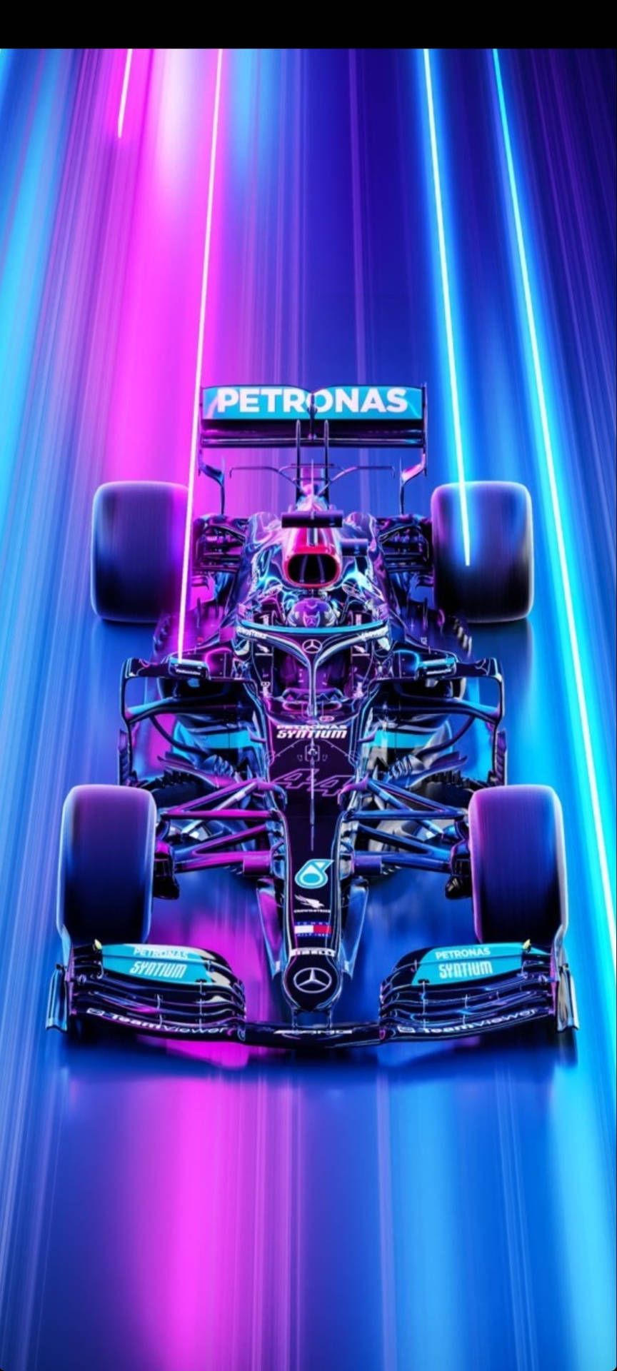 870x1920 Download F1 Amg Petronas Neon Road iPhone Wallpaper, Phone