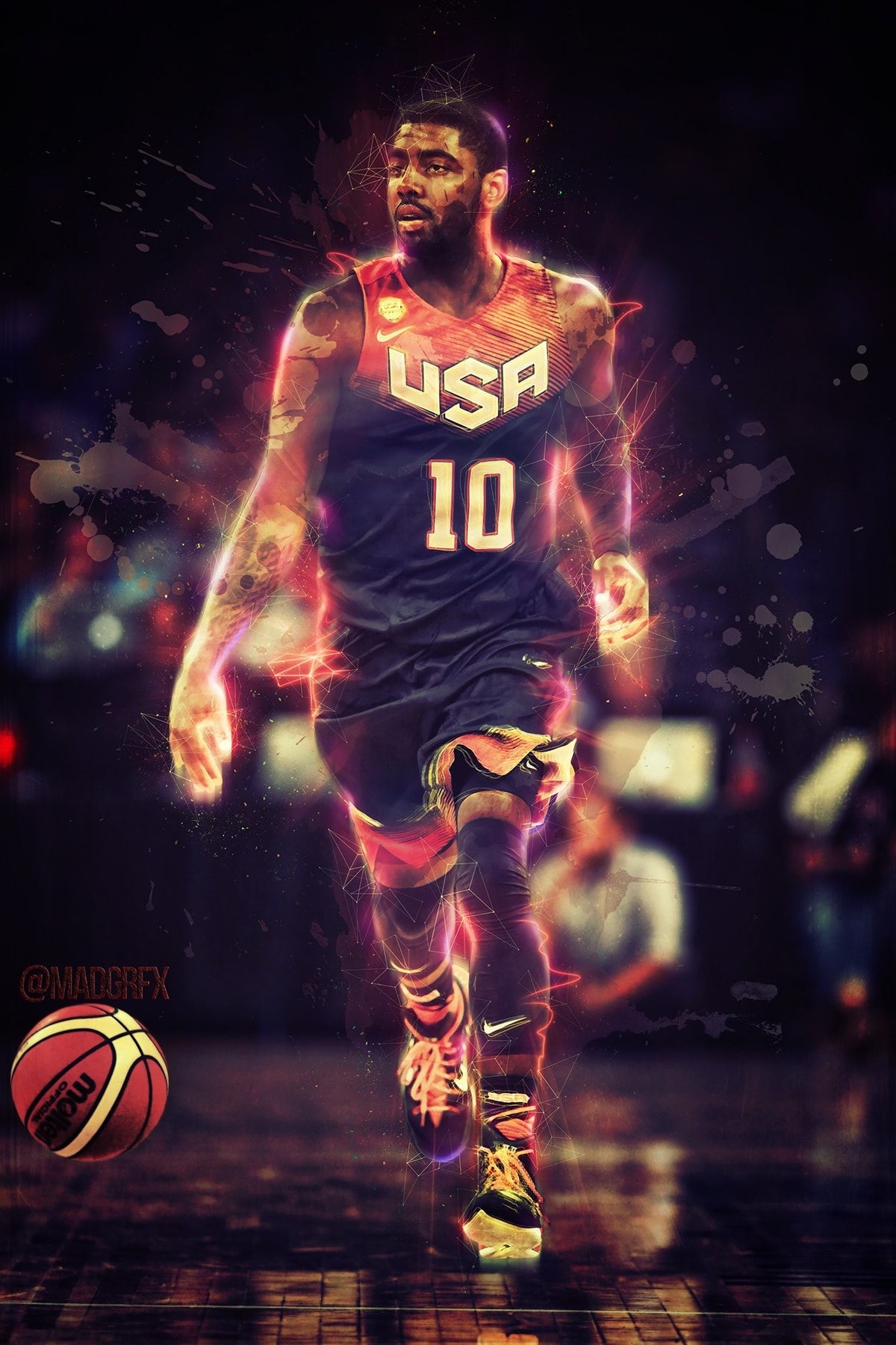 1200x1800 Kyrie Irving Background, Phone