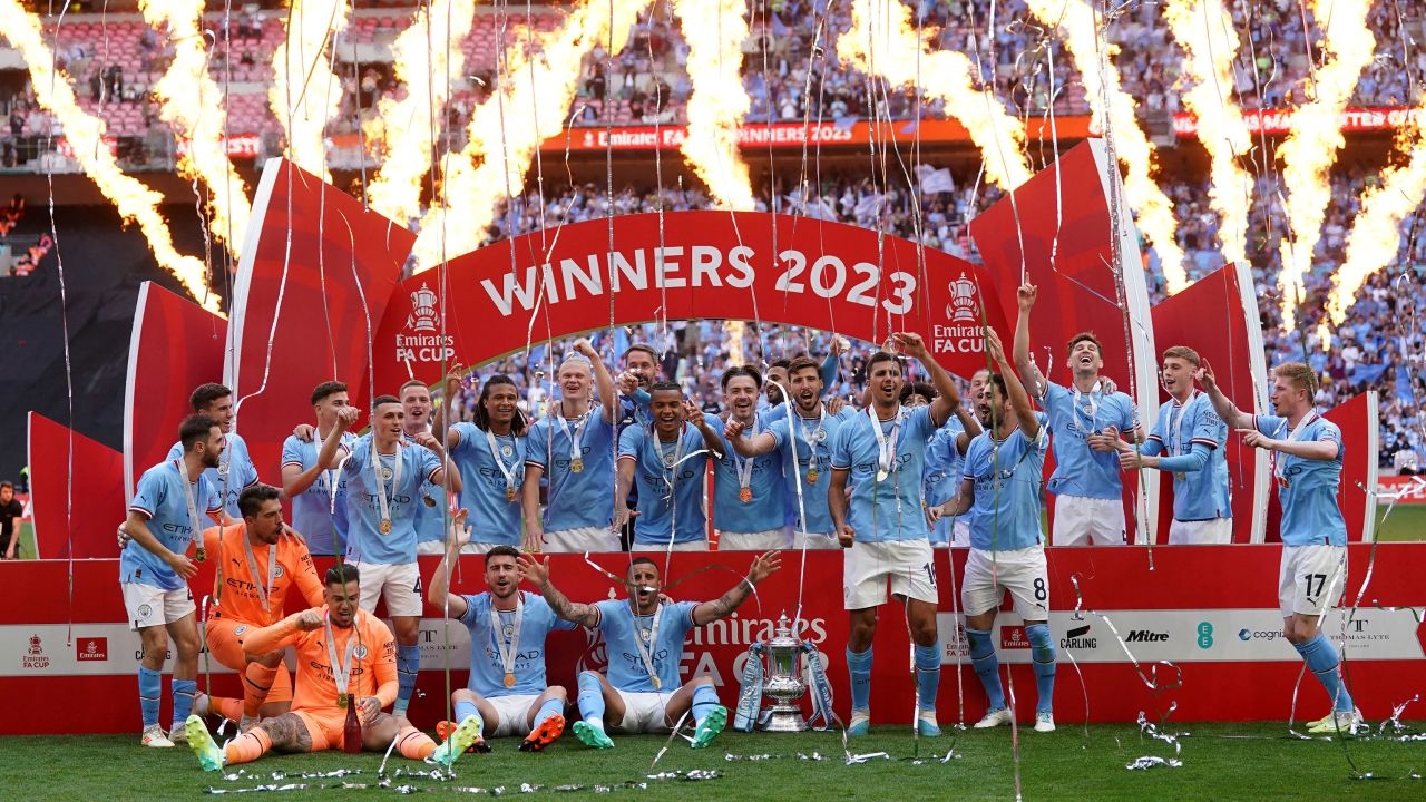 1280x720 Manchester City beats Manchester United in the FA Cup to maintain its quest for historic 'treble', Desktop