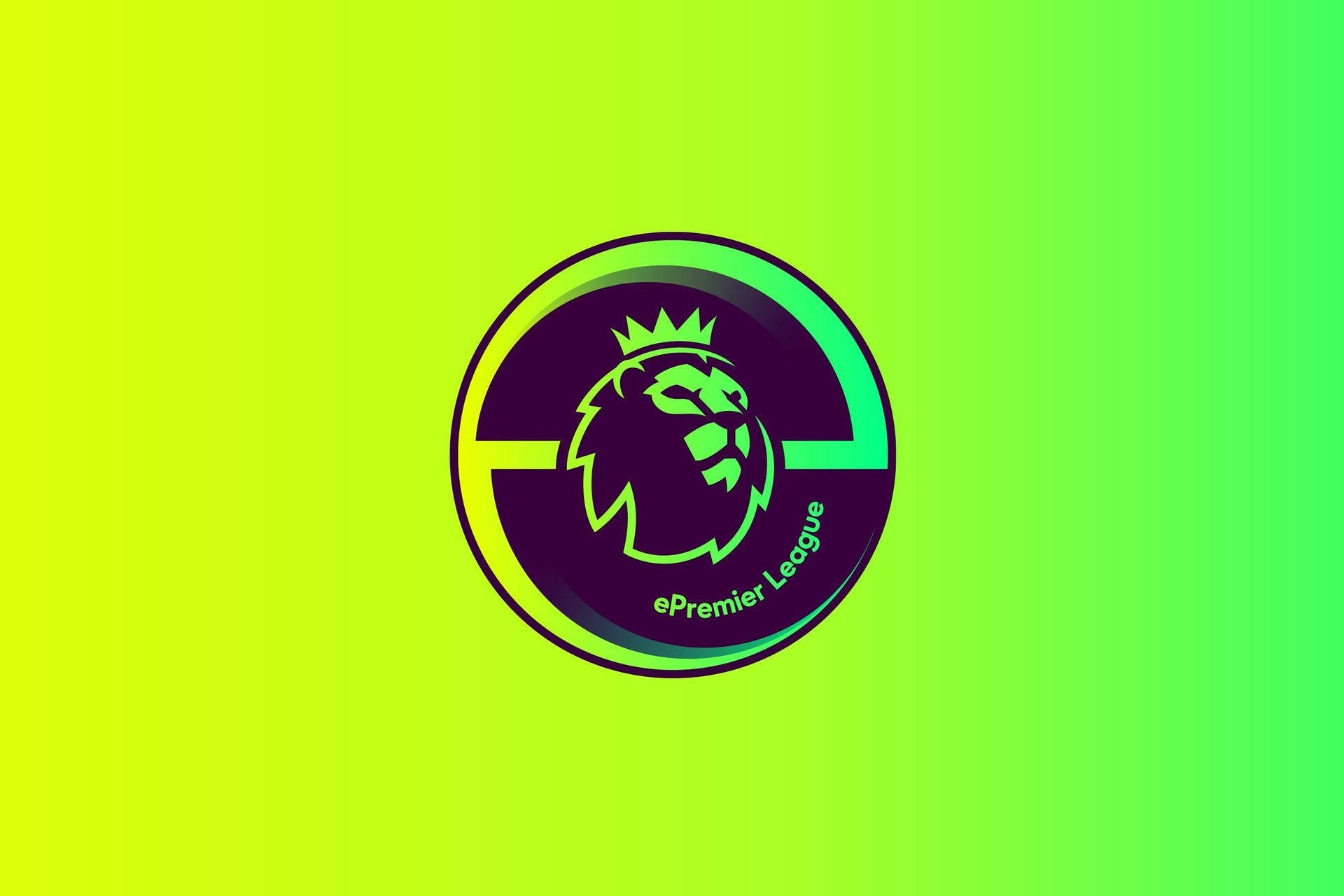 1920x1280 Download Premier League Logo In Yellow Green Wallpaper, Desktop