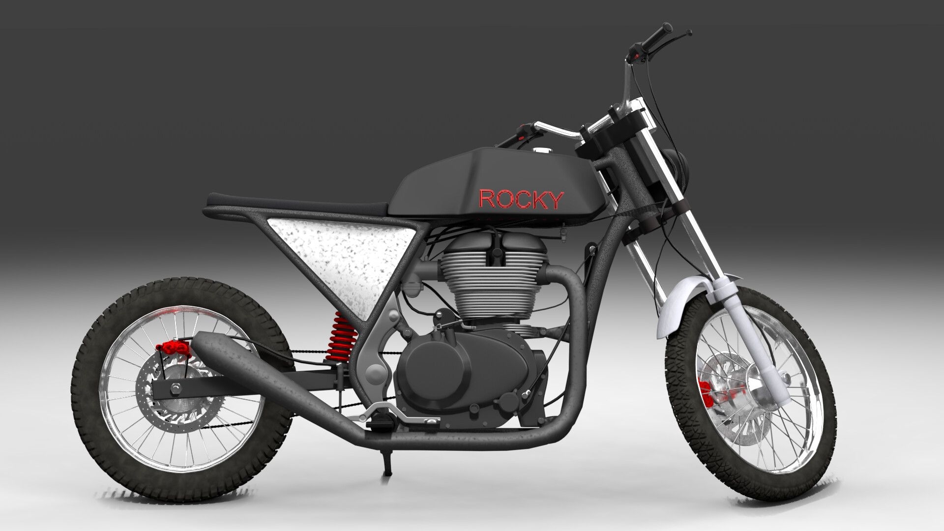 1920x1080 KGF Motorcycle(fan Art), Ravi Jograjiya, Desktop