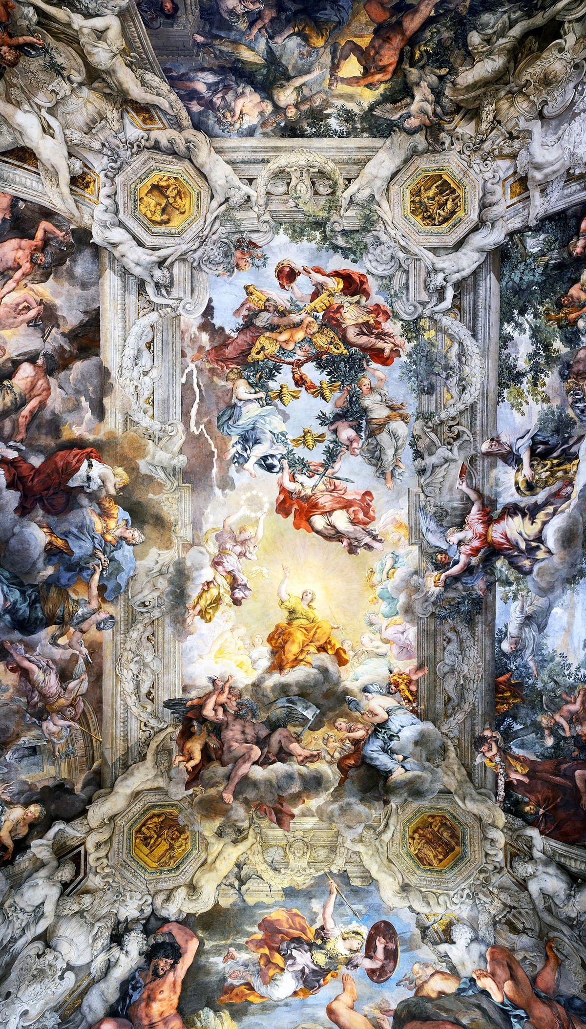 1200x2110 Allegory of Divine Providence and Barberini Power Cortona, Phone