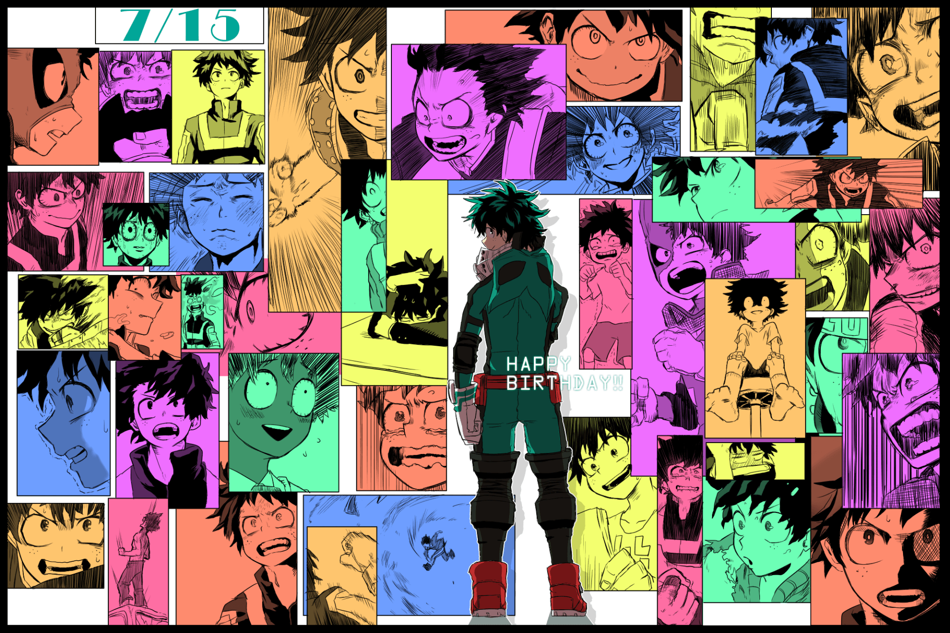 1920x1280 Anime Boku No Hero Academia Izuku Midoriya Wallpaper. I am anime, Desktop