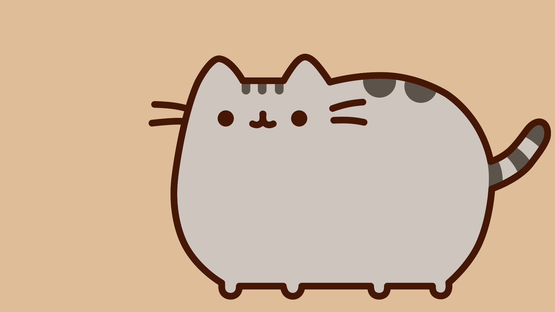 1920x1080 Anime Cute Cat Animation, Desktop