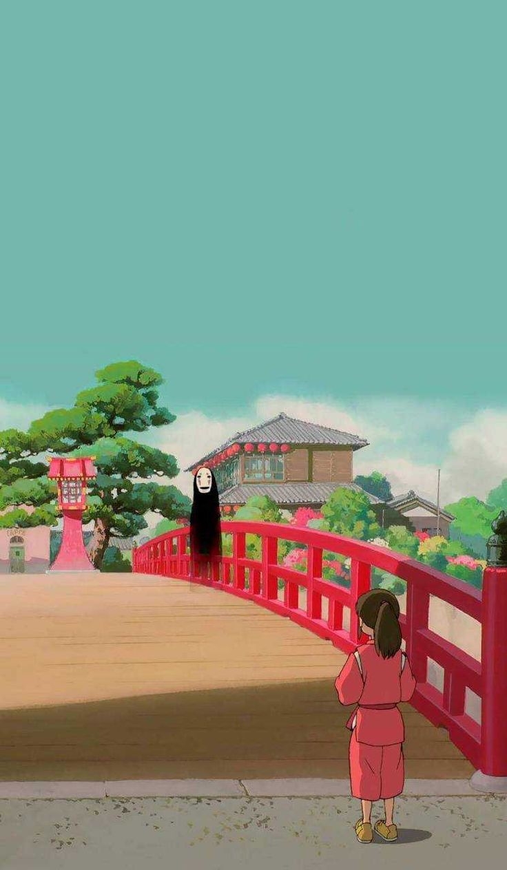 740x1270 Spirited Away Wallpaper Discover more 1080p, aesthetic, background, desktop, iphone wallpaper.. Ghibli art, Studio ghibli background, Studio ghibli art, Phone