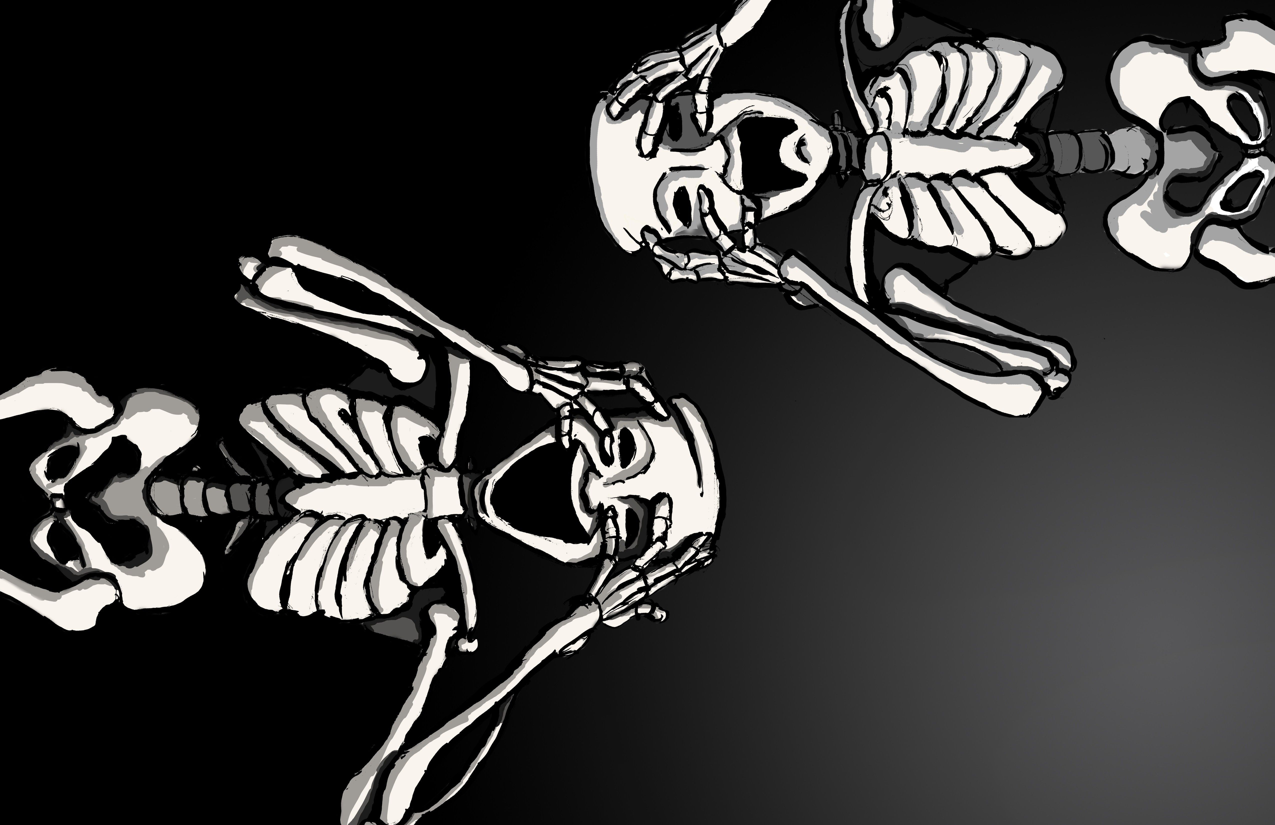 5100x3300 Skeleton Aesthetics Laptop Wallpaper.line.17qq.com, Desktop