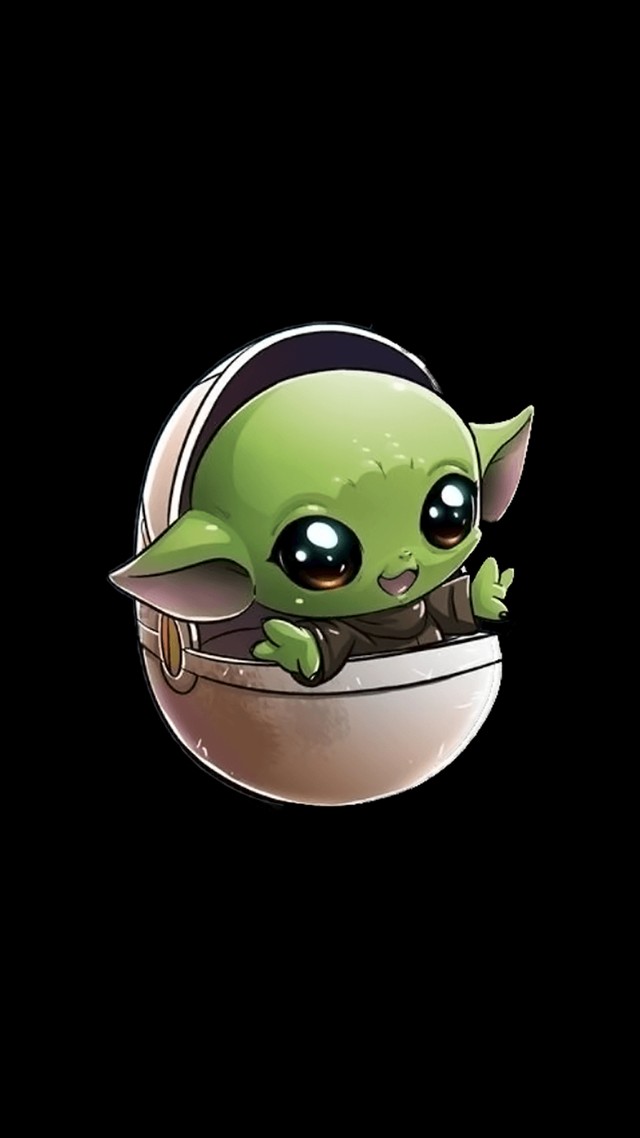 900x1600 The child Baby Yoda phone wallpaper collection. Cool Wallpaper.cc. Yoda wallpaper, Yoda drawing, Cute disney drawings, Phone