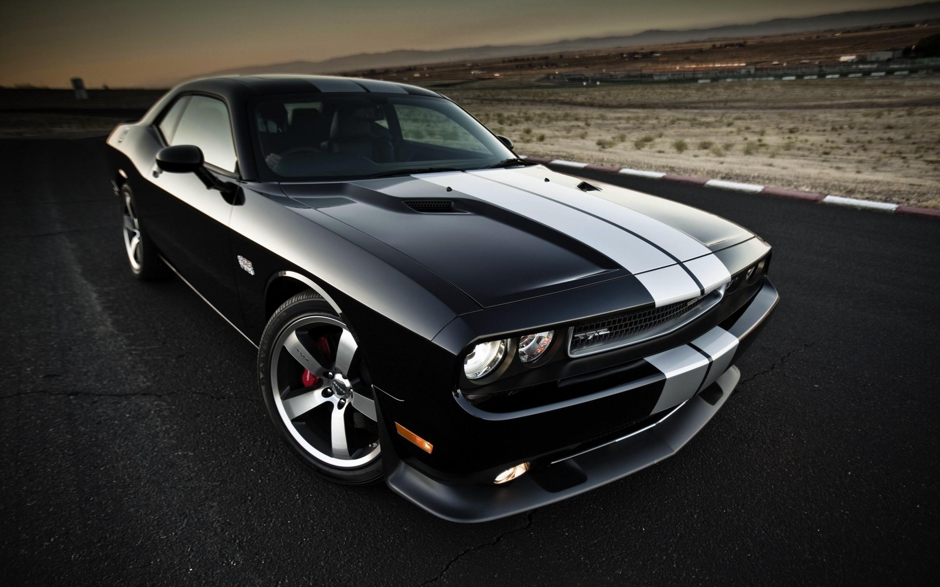 3080x1920 Dodge Challenger White Stripes Wallpaper, Desktop