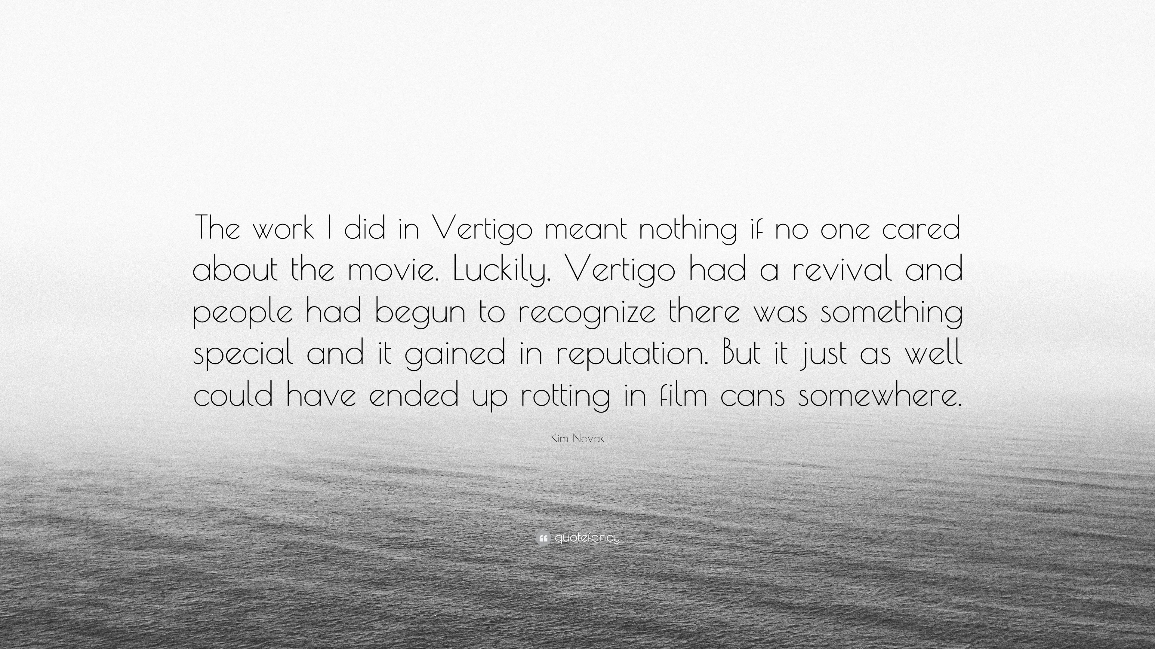 3840x2160 Kim Novak Quote: “The work I did in Vertigo meant nothing if no one, Desktop