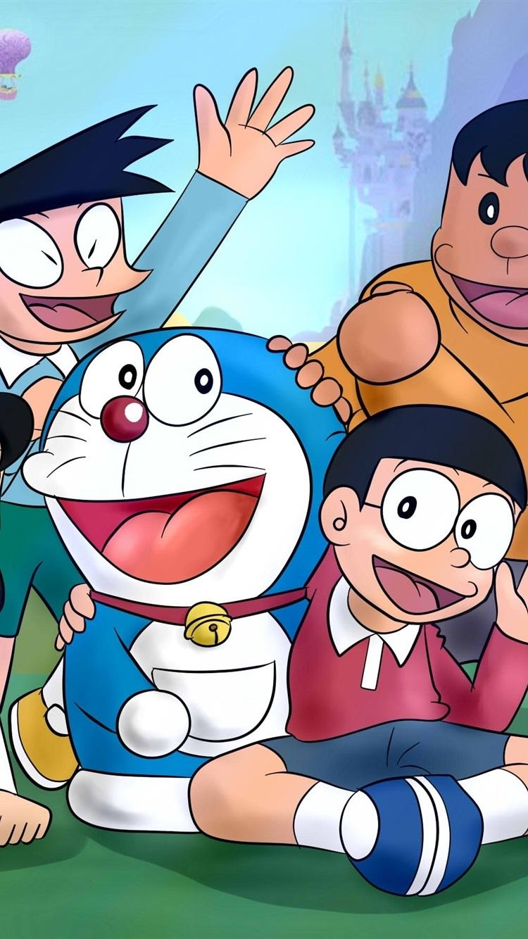 750x1340 Doraemon, Classic Anime  IPhone 8 7 6 6S Wallpaper, Phone