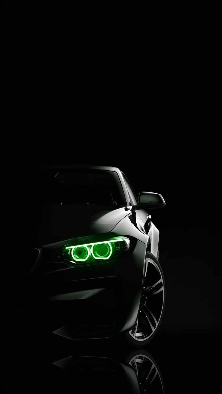 740x1310 Bmw with green light. Car wallpaper, Cool car picture, Bmw wallpaper, Phone