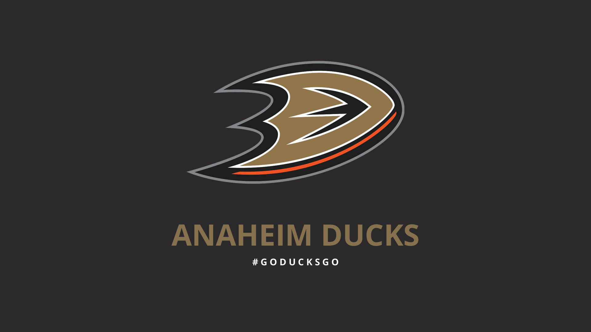 1920x1080 Minimalist Anaheim Ducks wallpaper, Desktop