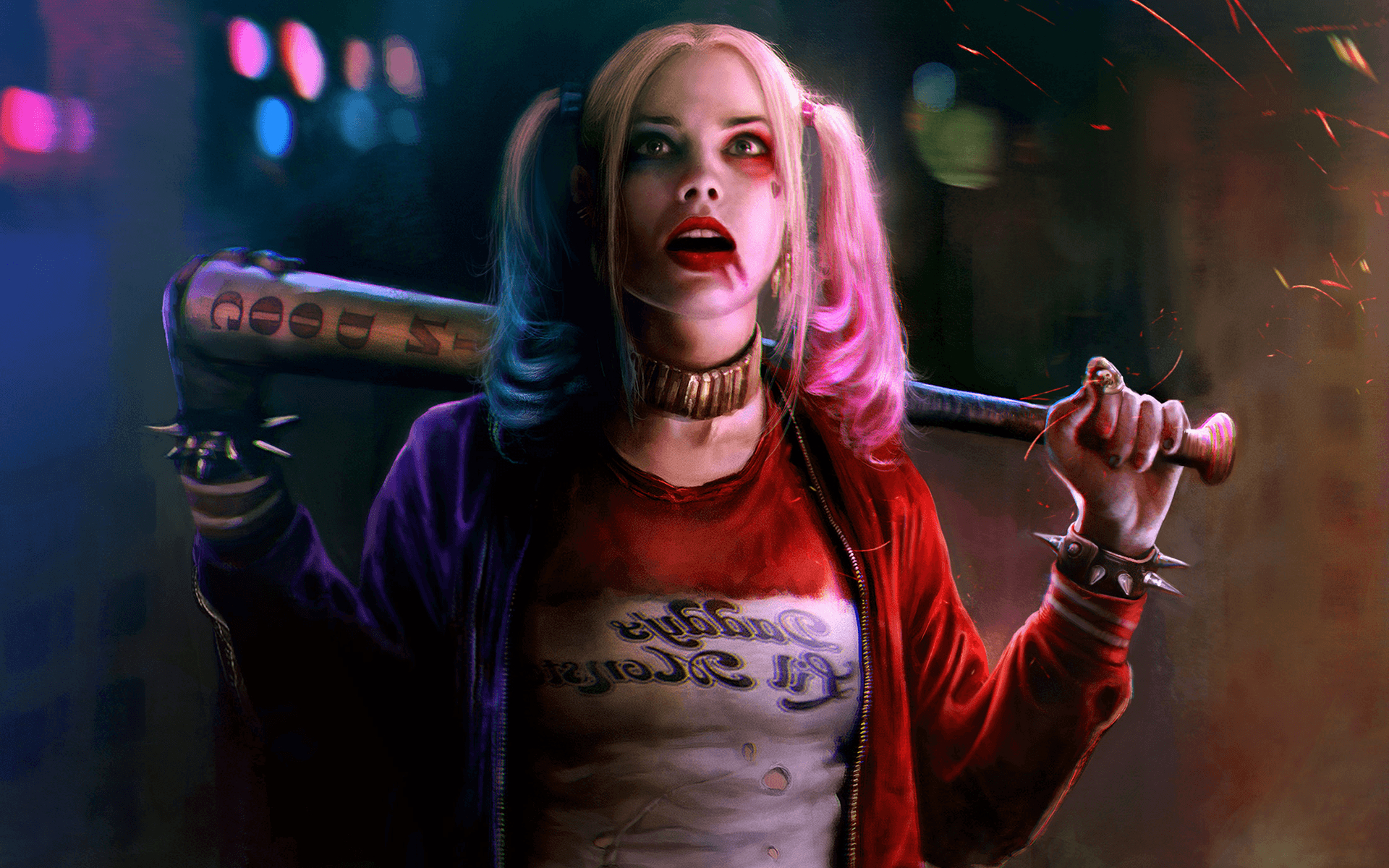 1920x1200 Margot Robbie, Harley Quinn, Suicide Squad, DC Comics Wallpaper, Desktop