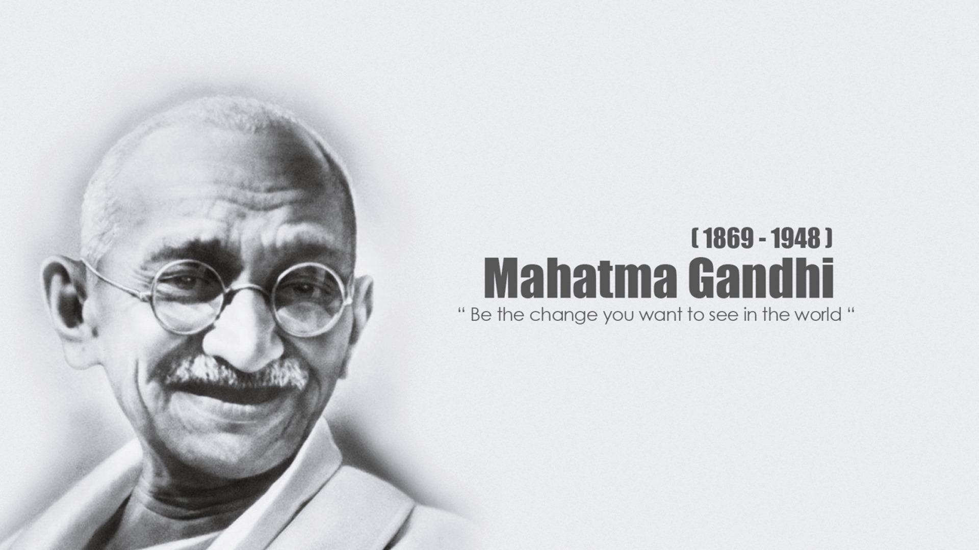 1920x1080 Gandhi Wallpaper, Picture, Desktop