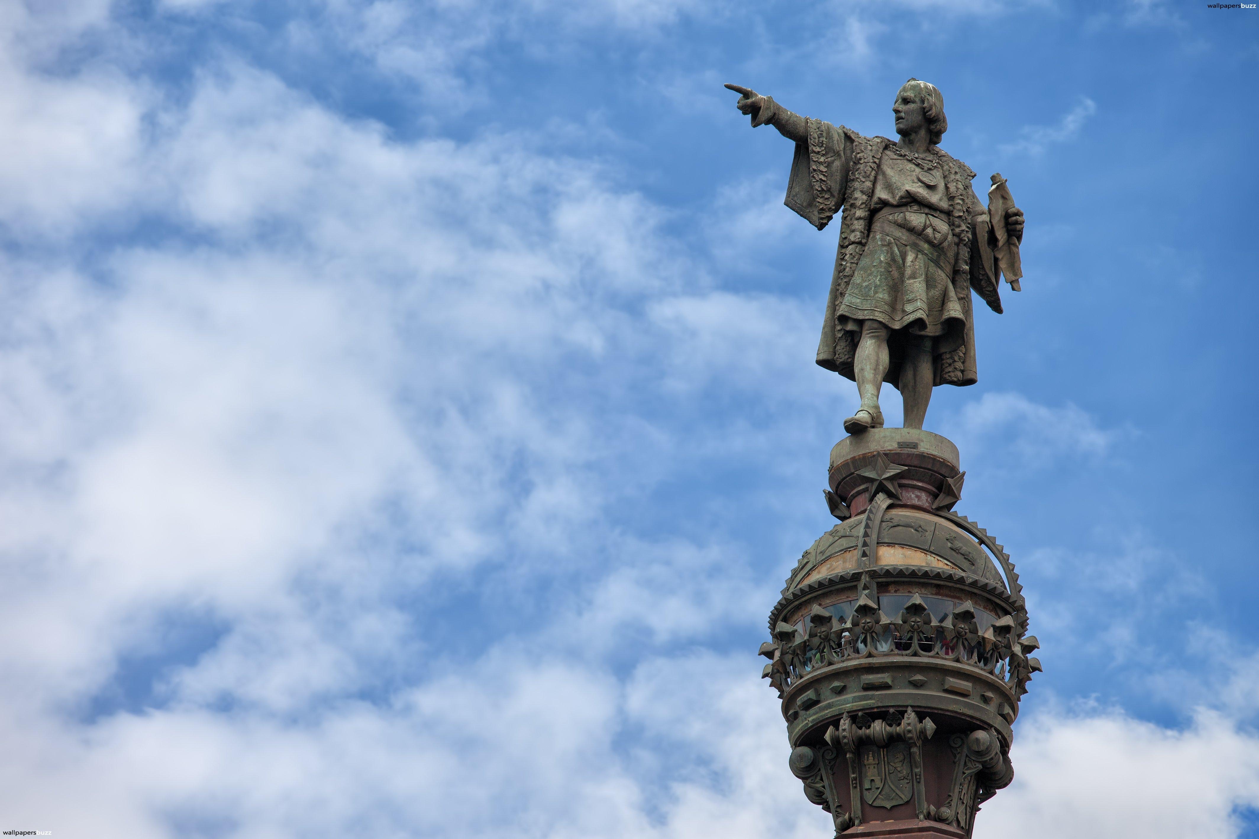 4260x2840 The Monument of Christopher Columbus in Barcelona HD Wallpaper, Desktop