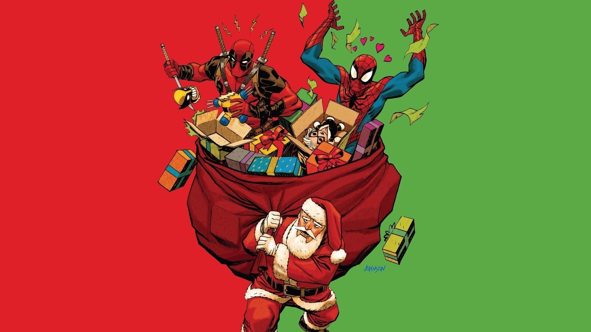 1920x1080 Avengers Christmas Wallpaper Free Avengers Christmas, Desktop