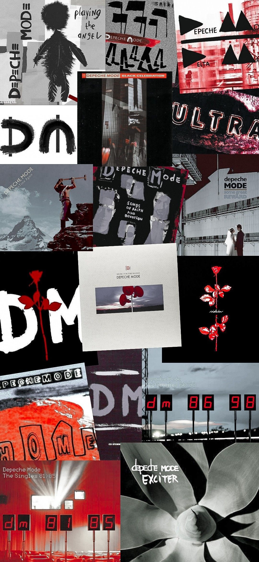 1080x2340 Wallpaper Depeche Mode cover album, Phone