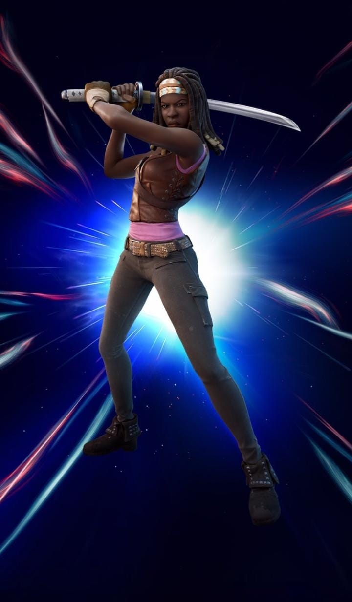 720x1240 Michonne Fortnite wallpaper, Phone