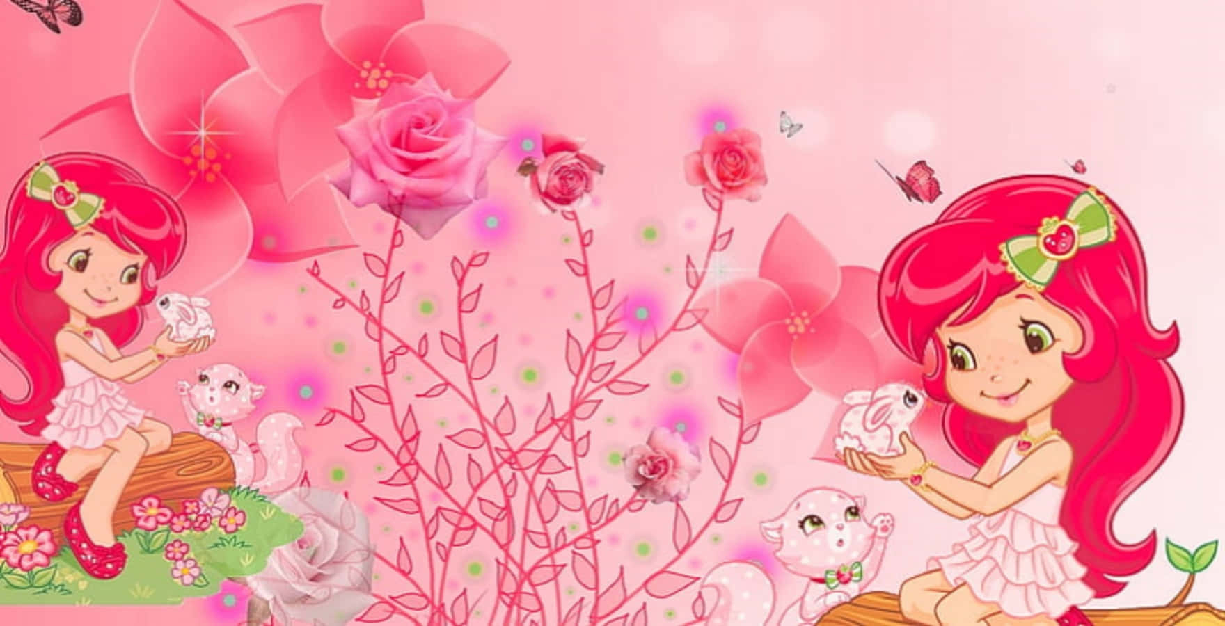 1760x900 Strawberry Shortcake Wallpaper, Desktop