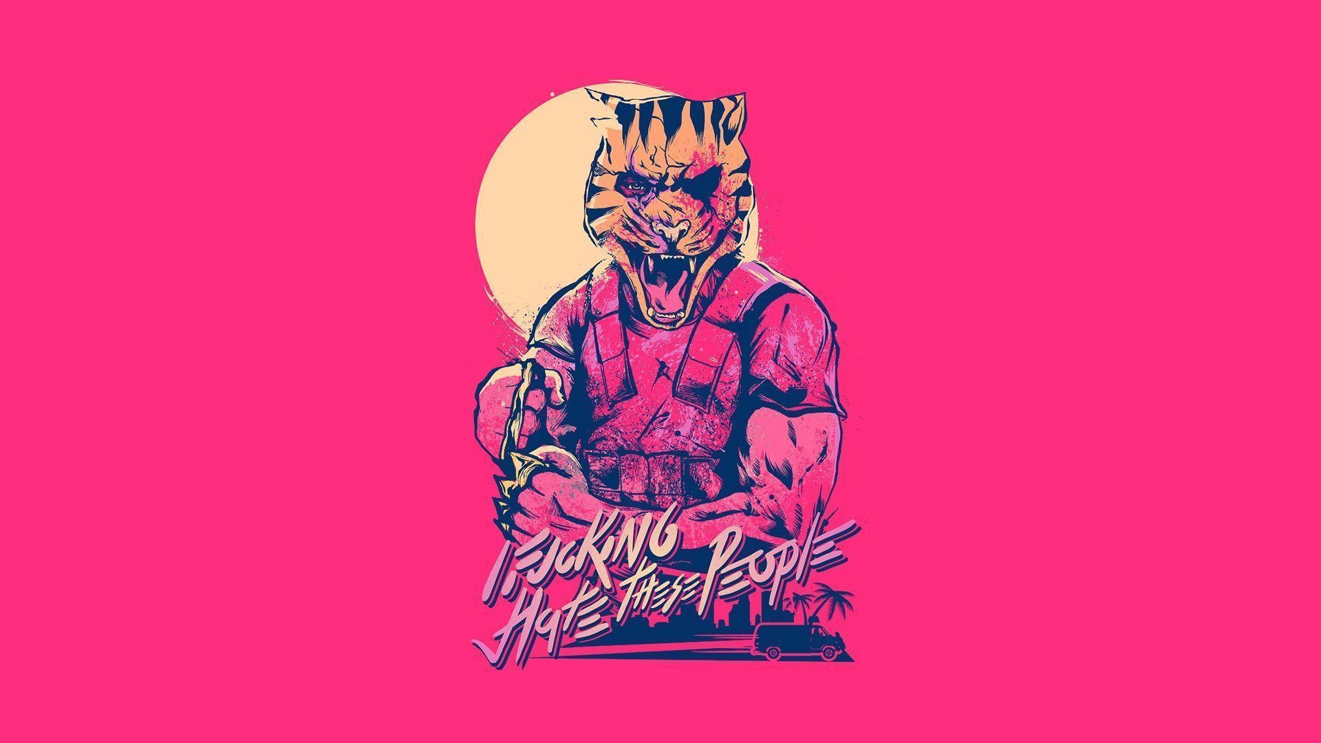 1920x1080 Hotline Miami wallpaper (Artworks by protski.com), Desktop