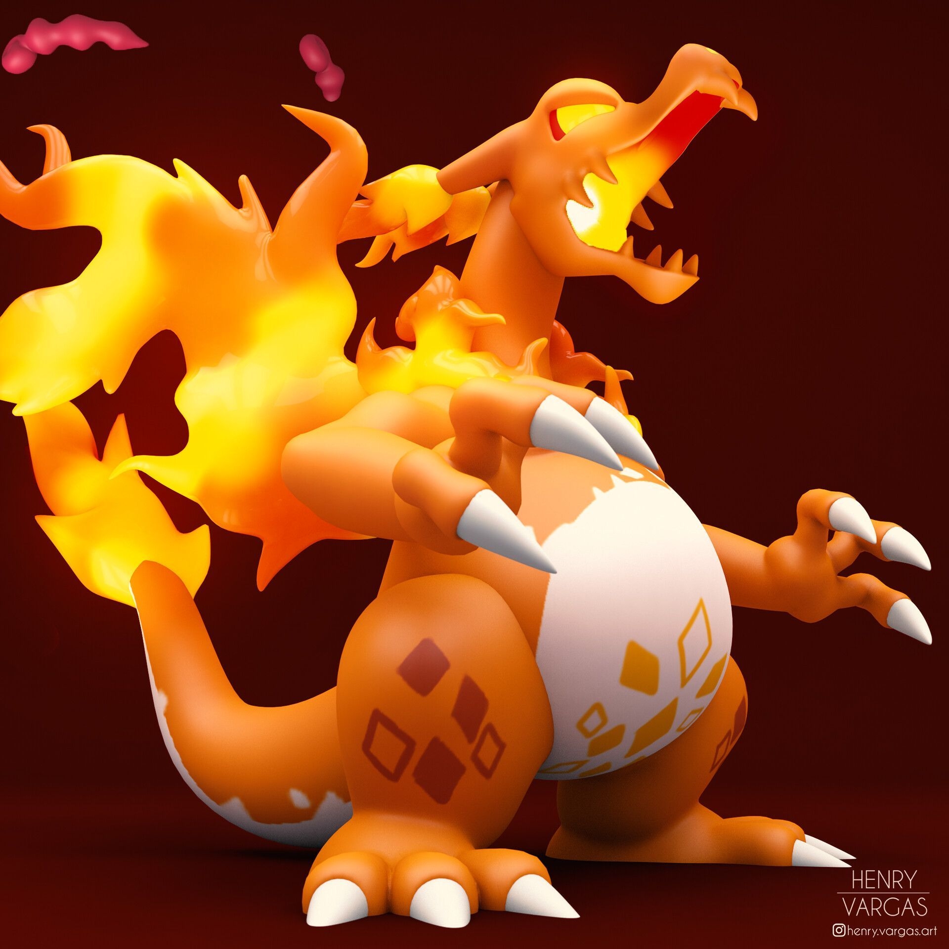 1920x1920 Gigantamax Charizard Wallpaper, Phone